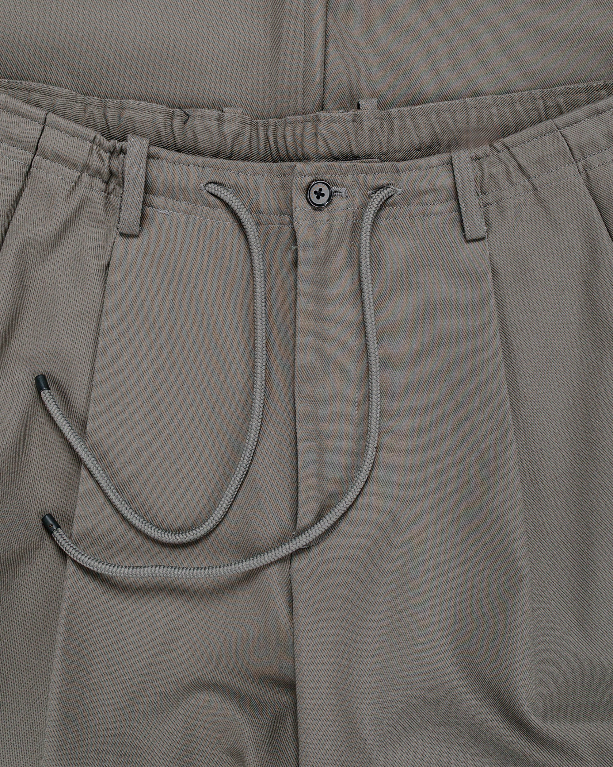 MARKAWARE Double Pleated Easy Trousers Organic Cotton Survival Cloth Gray - Image 5