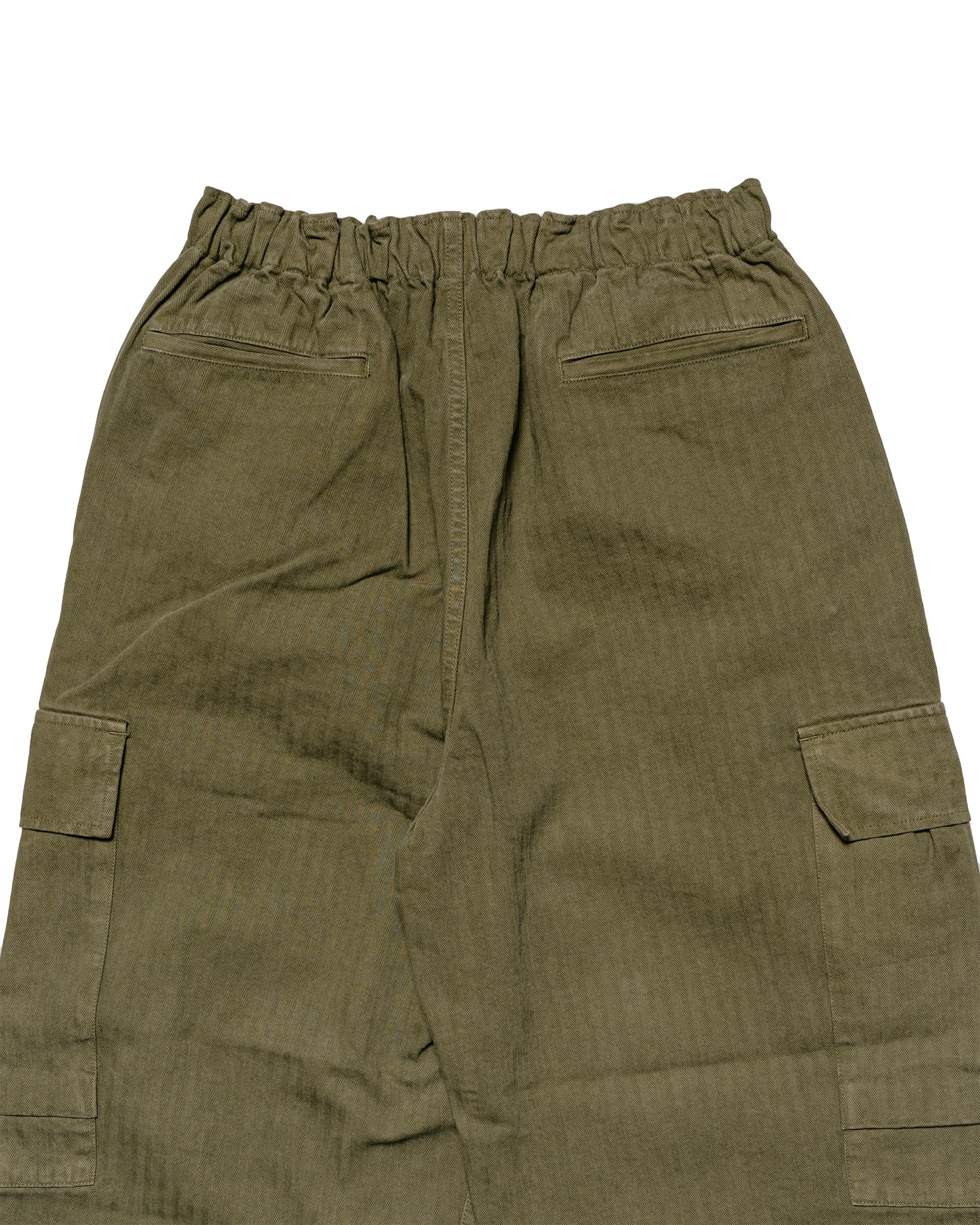 marka M-43 Pants Cotton Herringbone Olive - Image 5