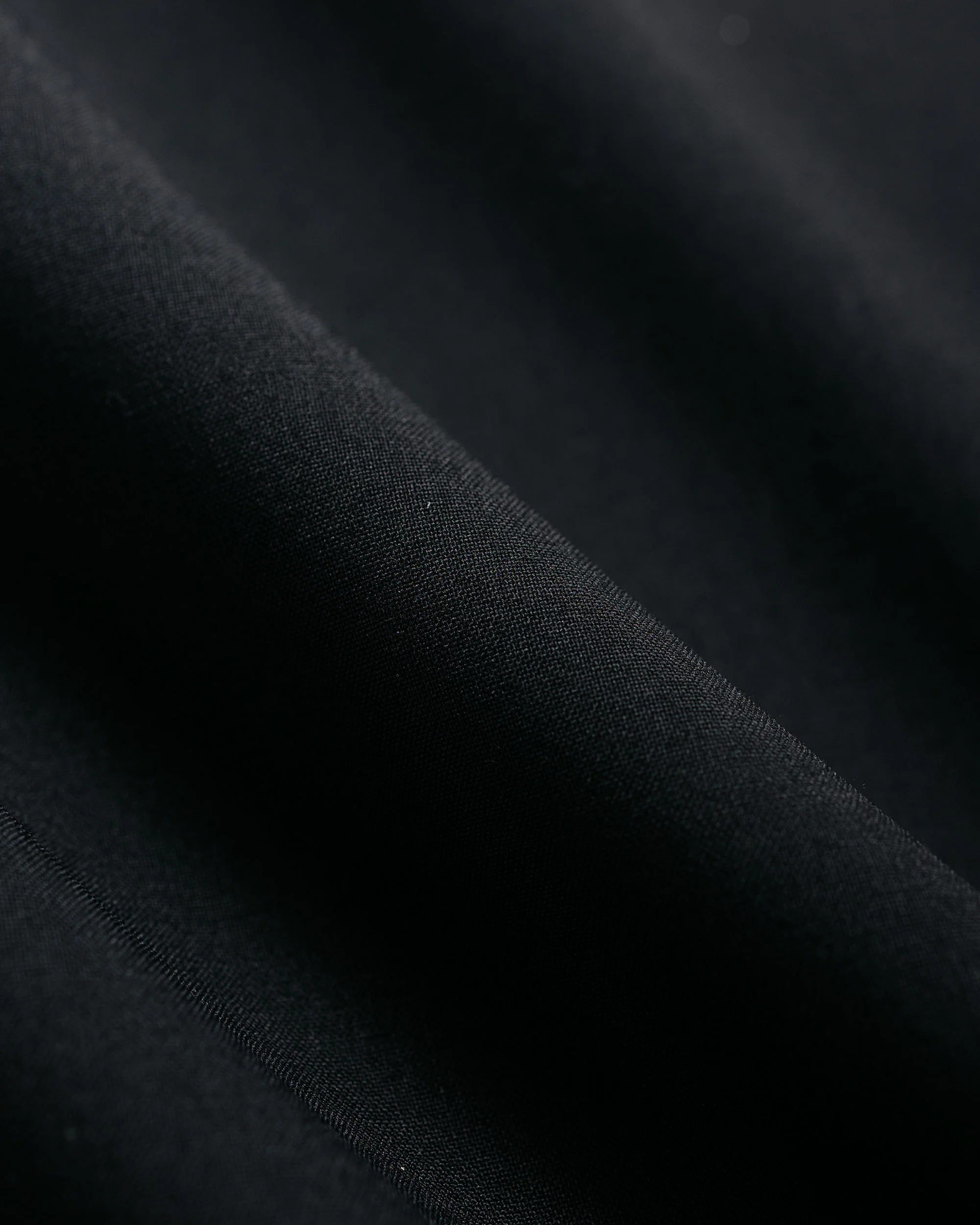 MARKAWARE Triple Pleated Easy Trousers Organic Wool 2/80 Tropical Black - Image 6