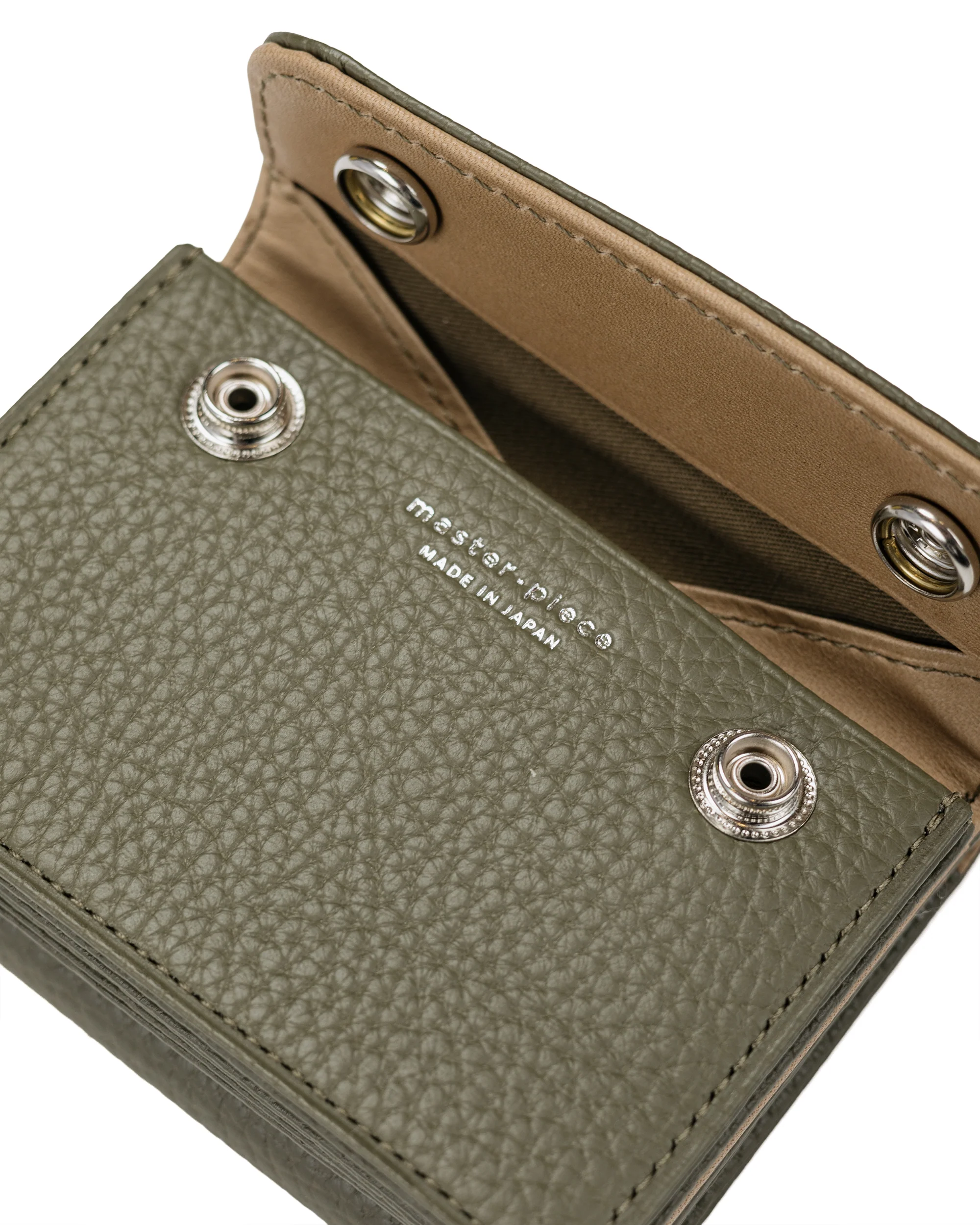 master-piece CAST 3-Fold Wallet Olive - Image 3