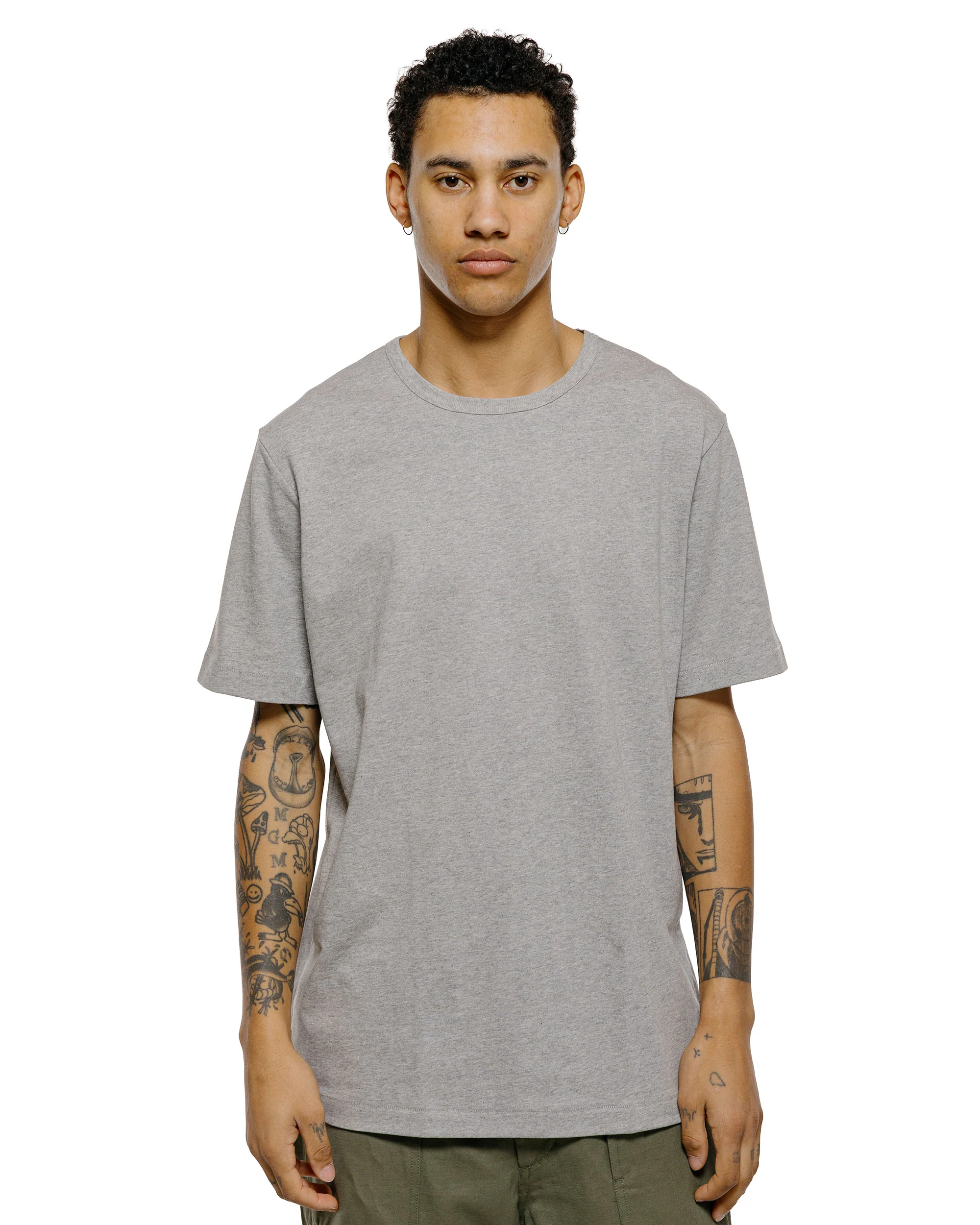Merz B. Schwanen 2M15 Vintage Machine Refined T-Shirt Grey - Image 2