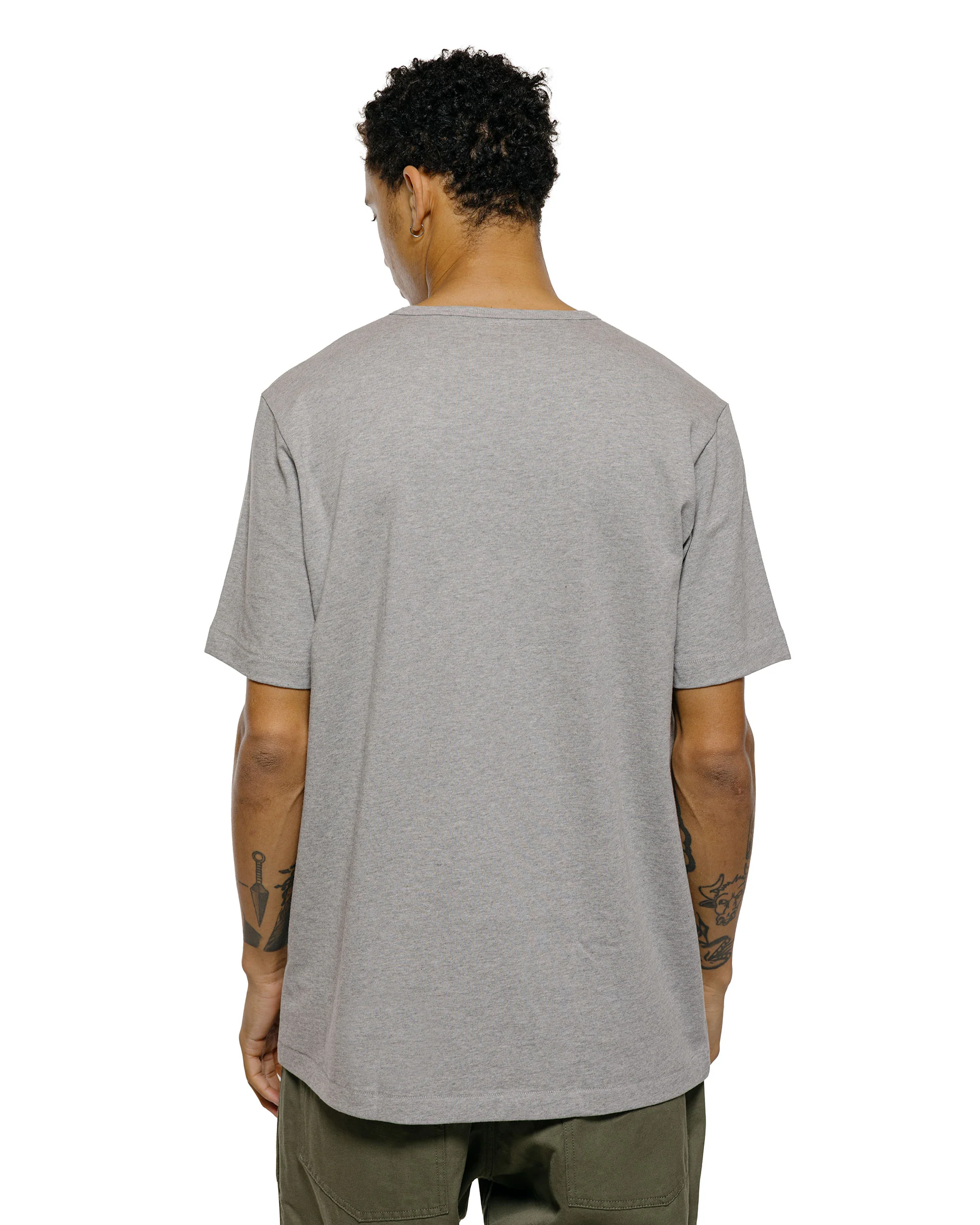 Merz B. Schwanen 2M15 Vintage Machine Refined T-Shirt Grey - Image 3