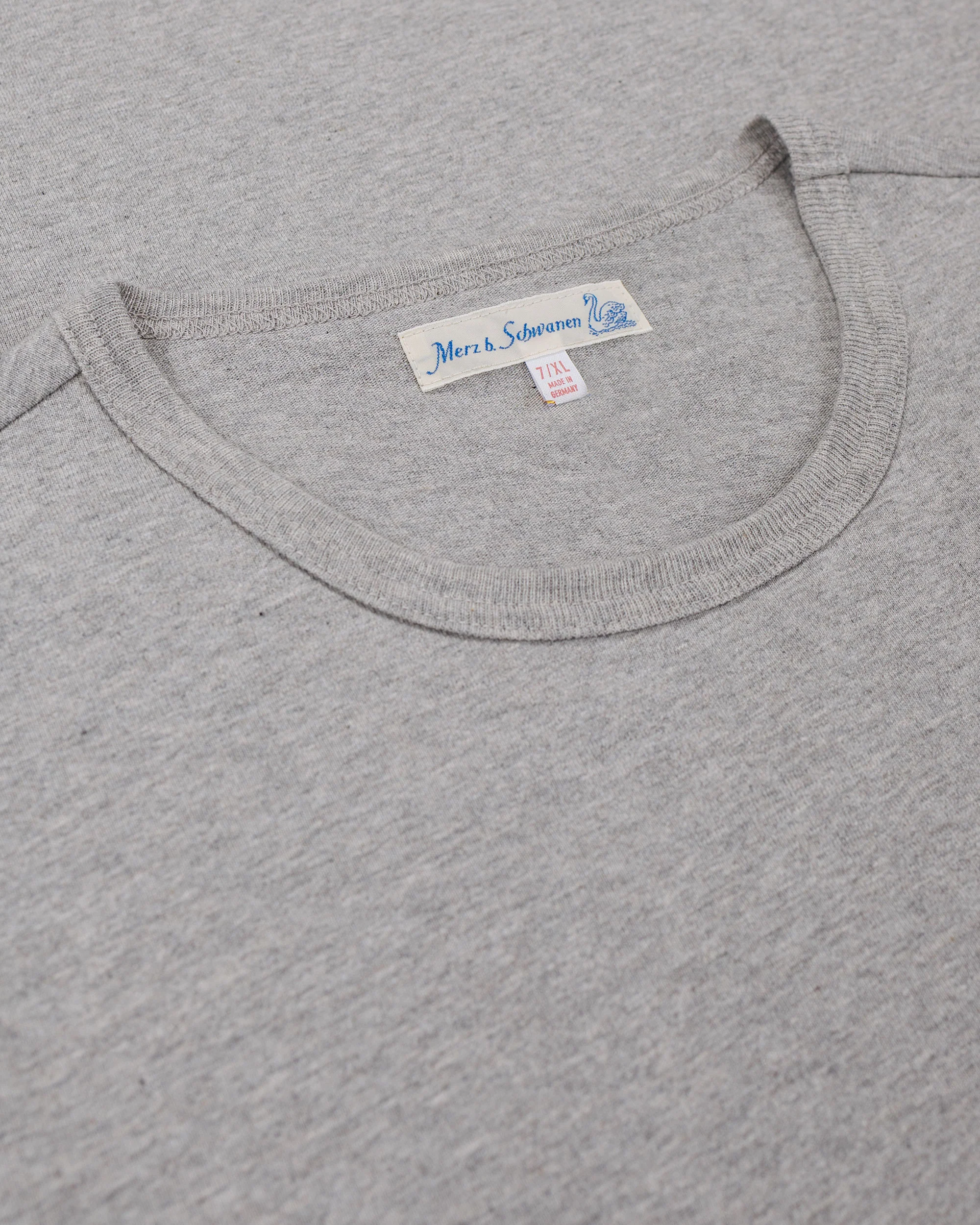 Merz B. Schwanen 2M15 Vintage Machine Refined T-Shirt Grey - Image 4