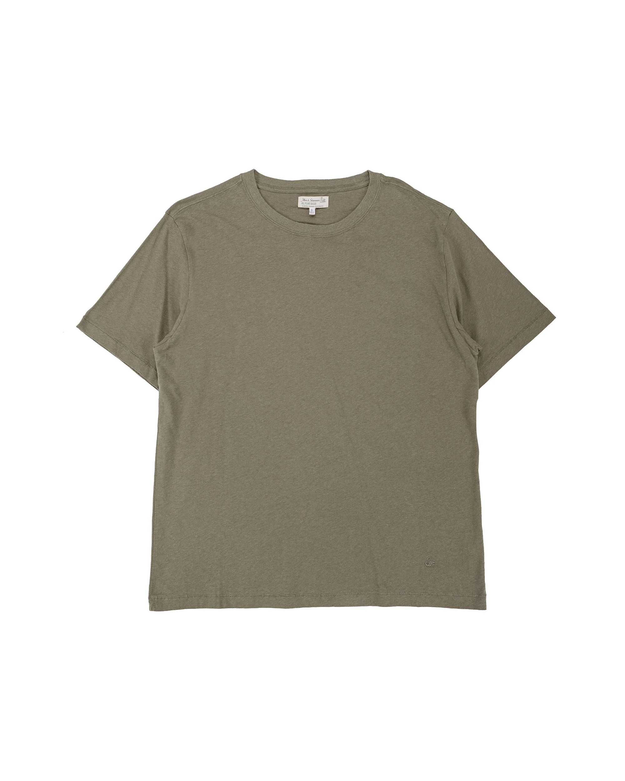 Merz B. Schwanen HPT01 Cotton Hemp T-Shirt Light Army