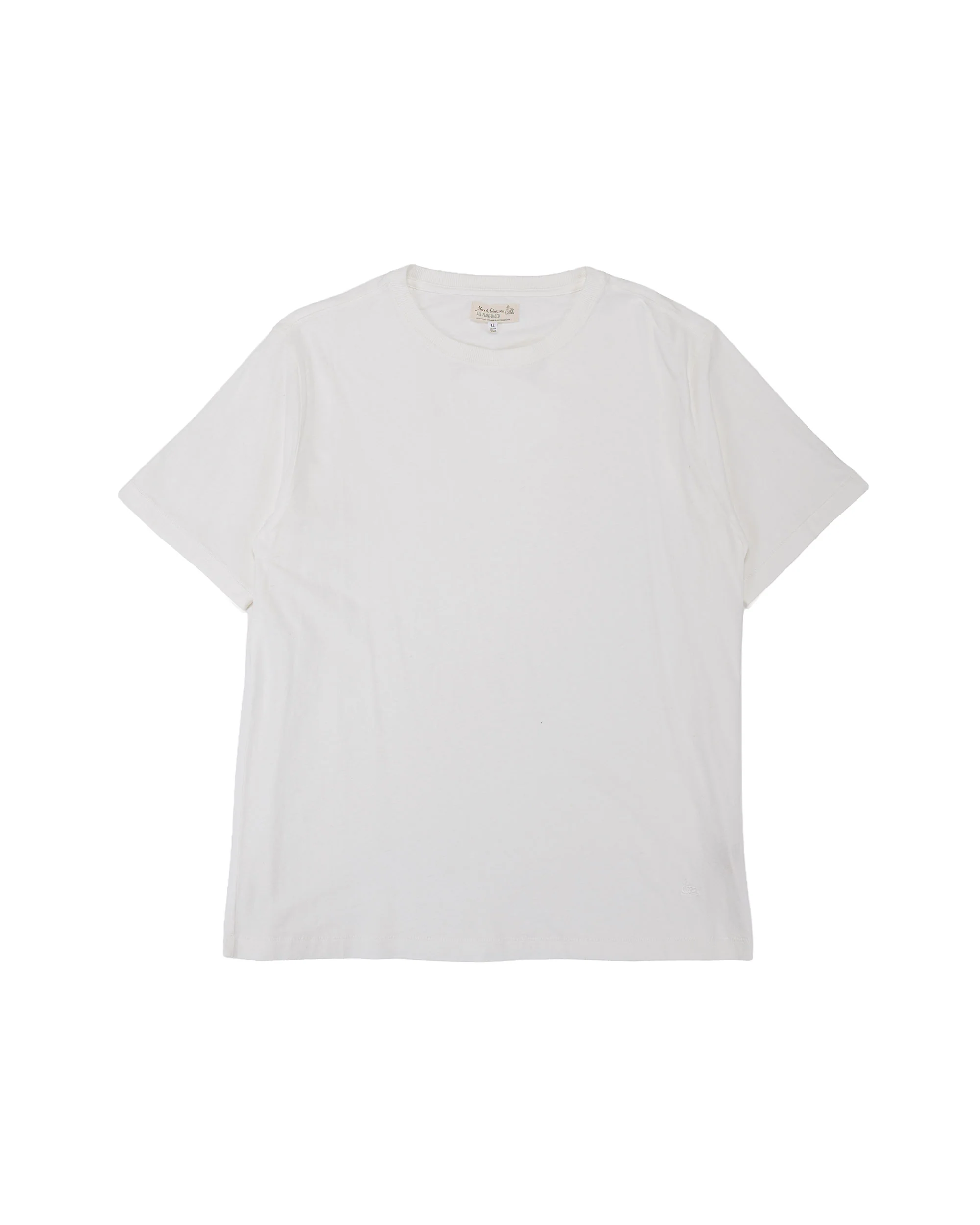 Merz B. Schwanen HPT01 Cotton Hemp T-Shirt White