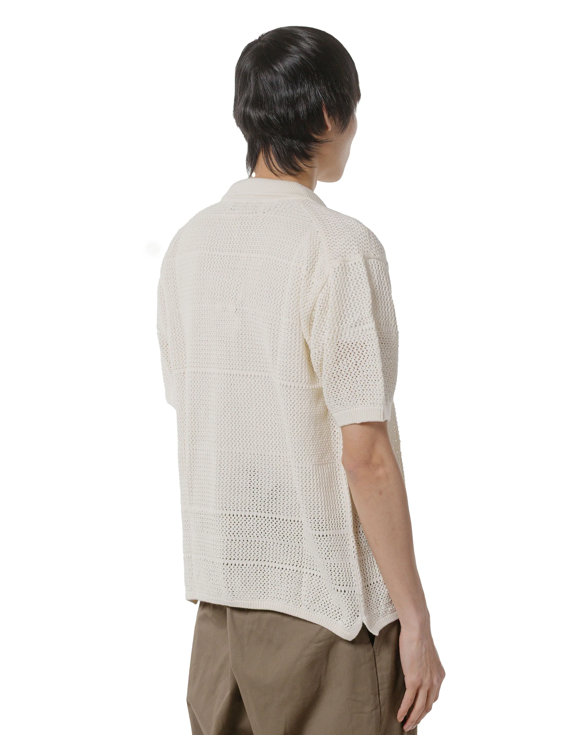 Merz B. Schwanen KNITSHIRT01 Crochet Shirt Natural - Image 3