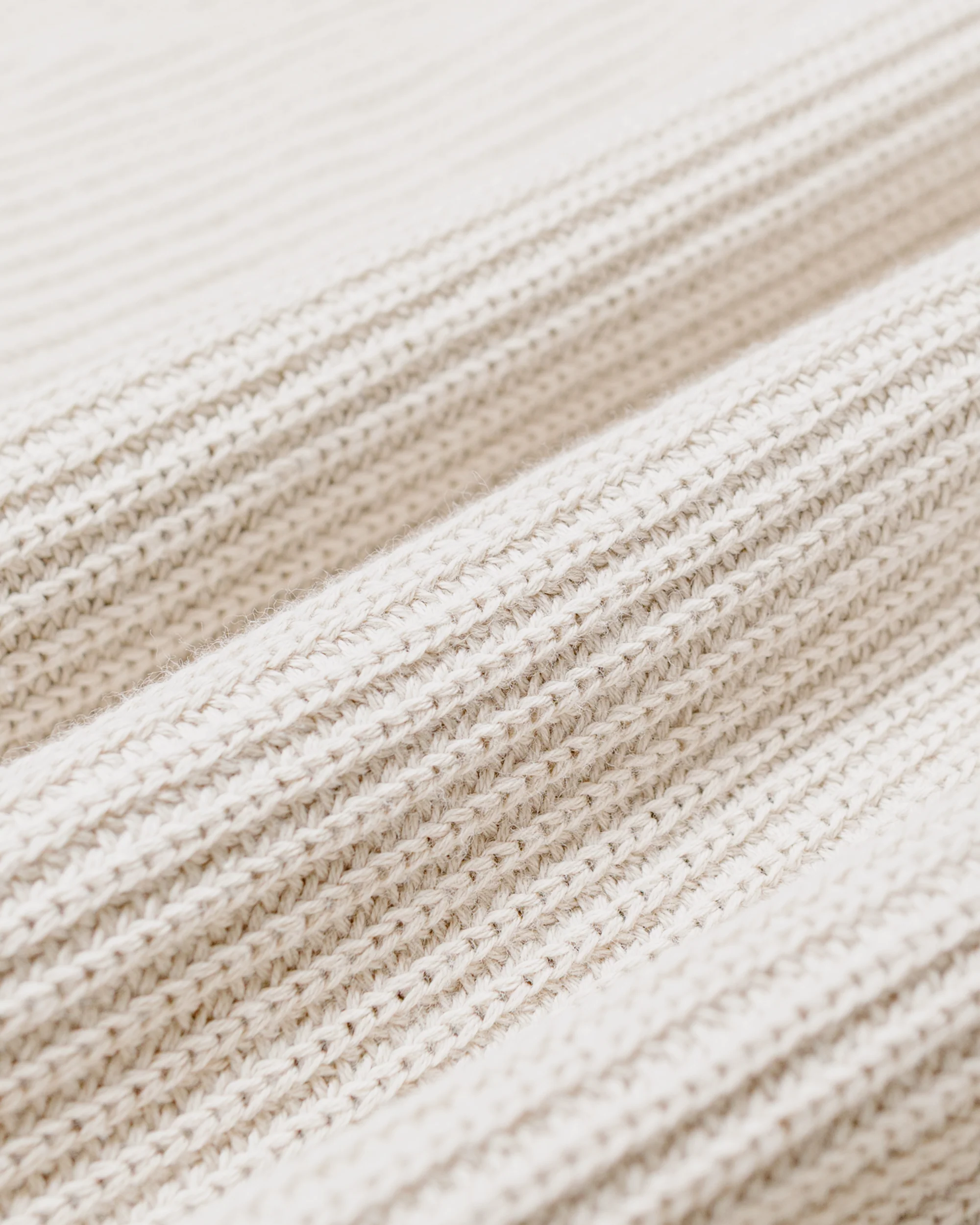 Merz B. Schwanen KNITSHIRT05 Ribbed Knitshirt Sand - Image 6