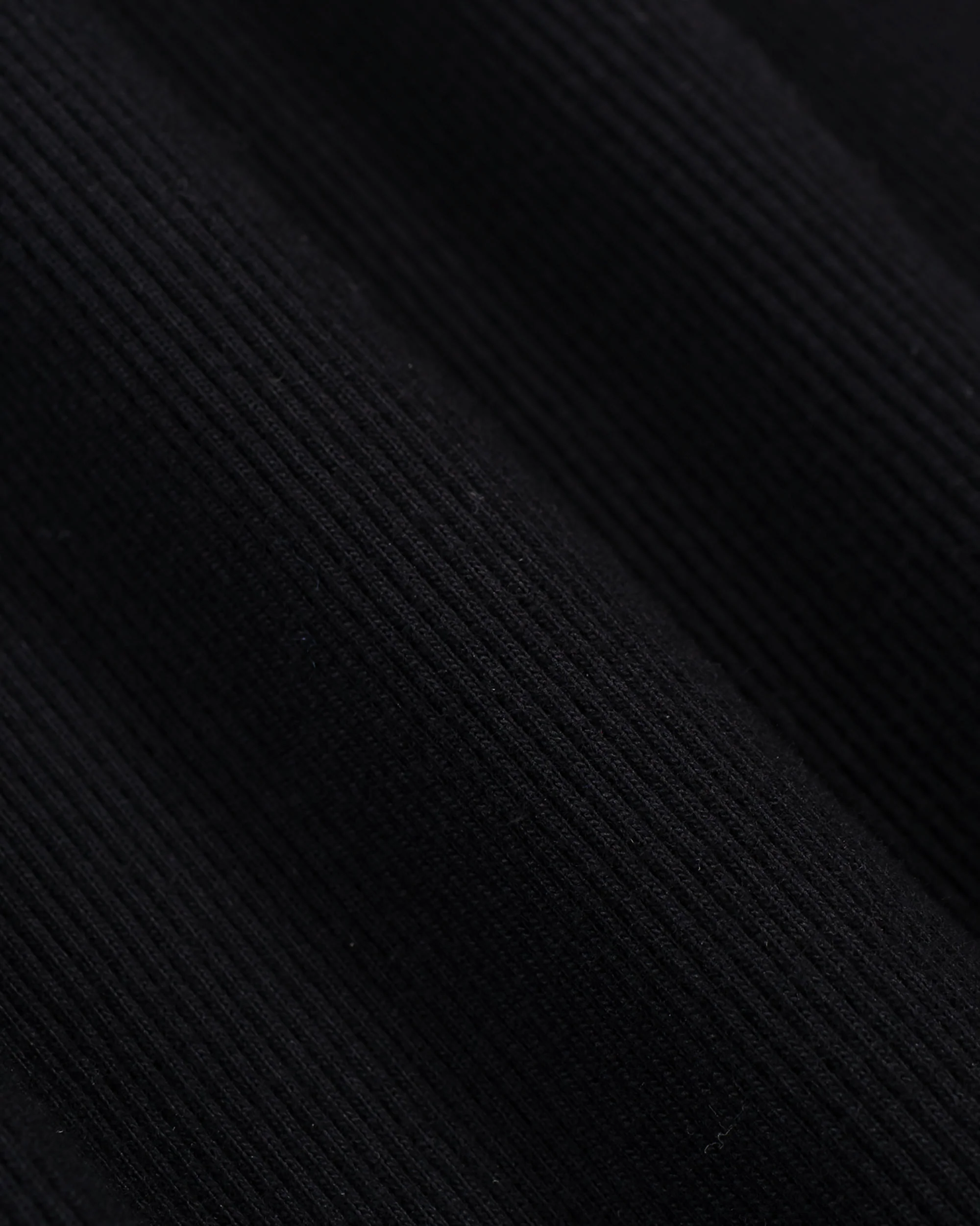 Merz B. Schwanen RIBTANK01 Iconic Ribbed Cotton Tank Top Deep Black - Image 5