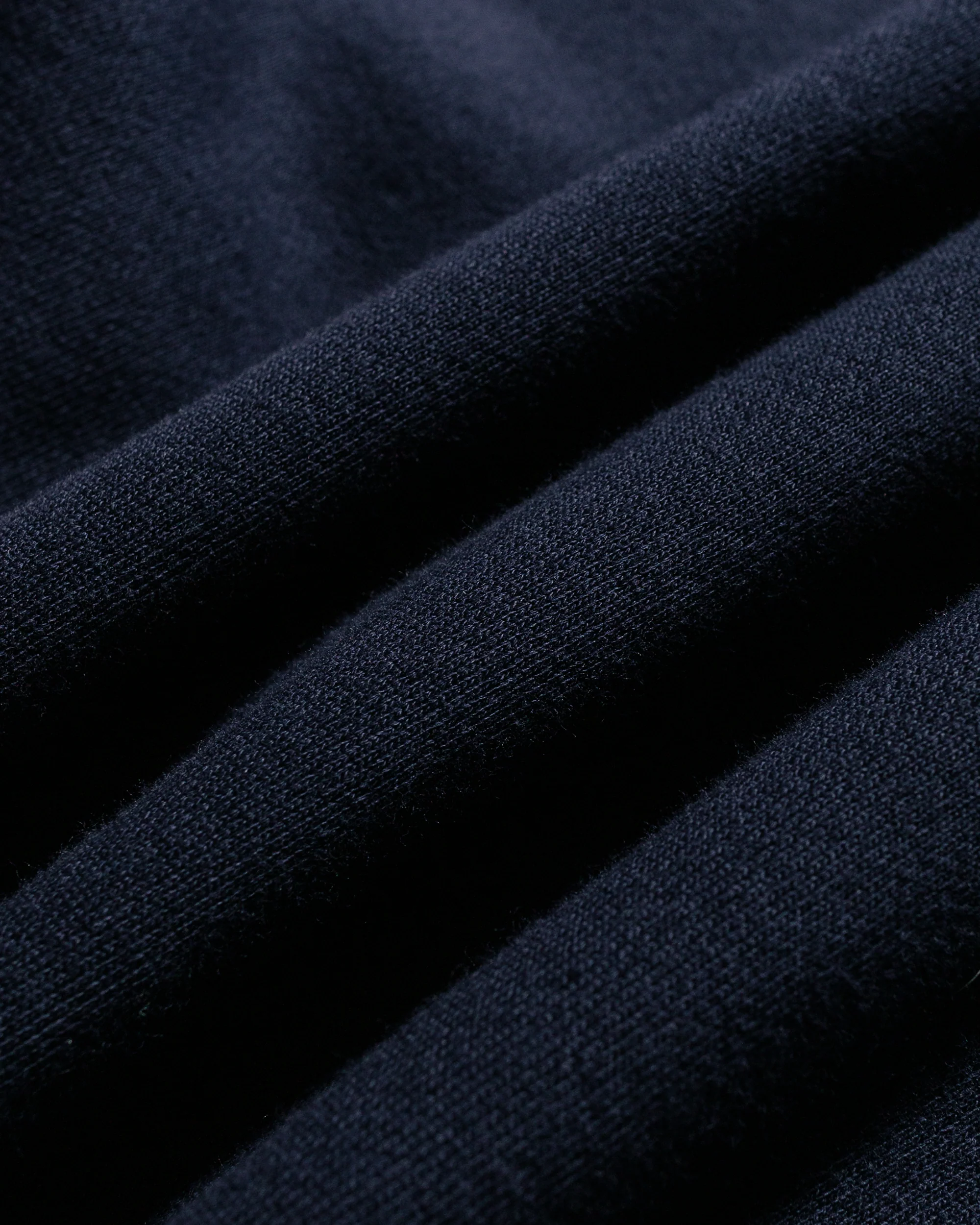 Merz B. Schwanen ZIPC01 Zip Collar Sweatshirt Dark Navy - Image 5