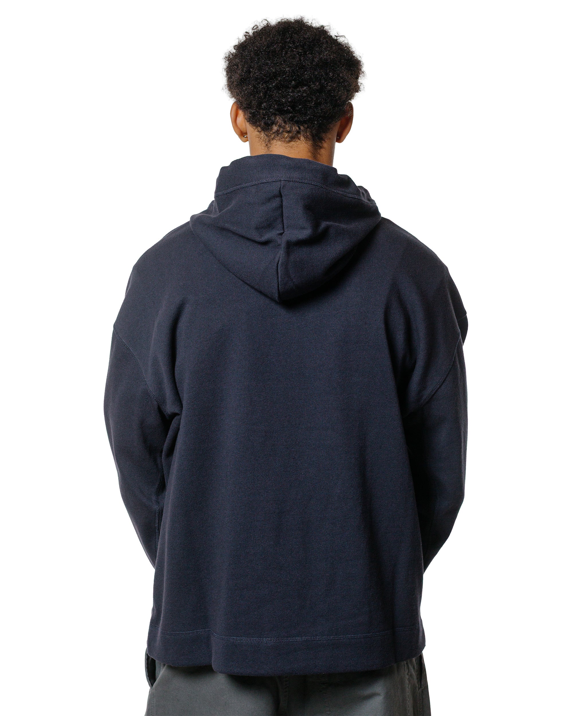 MHL Button Hoodie Open End Jersey Ink - Image 3