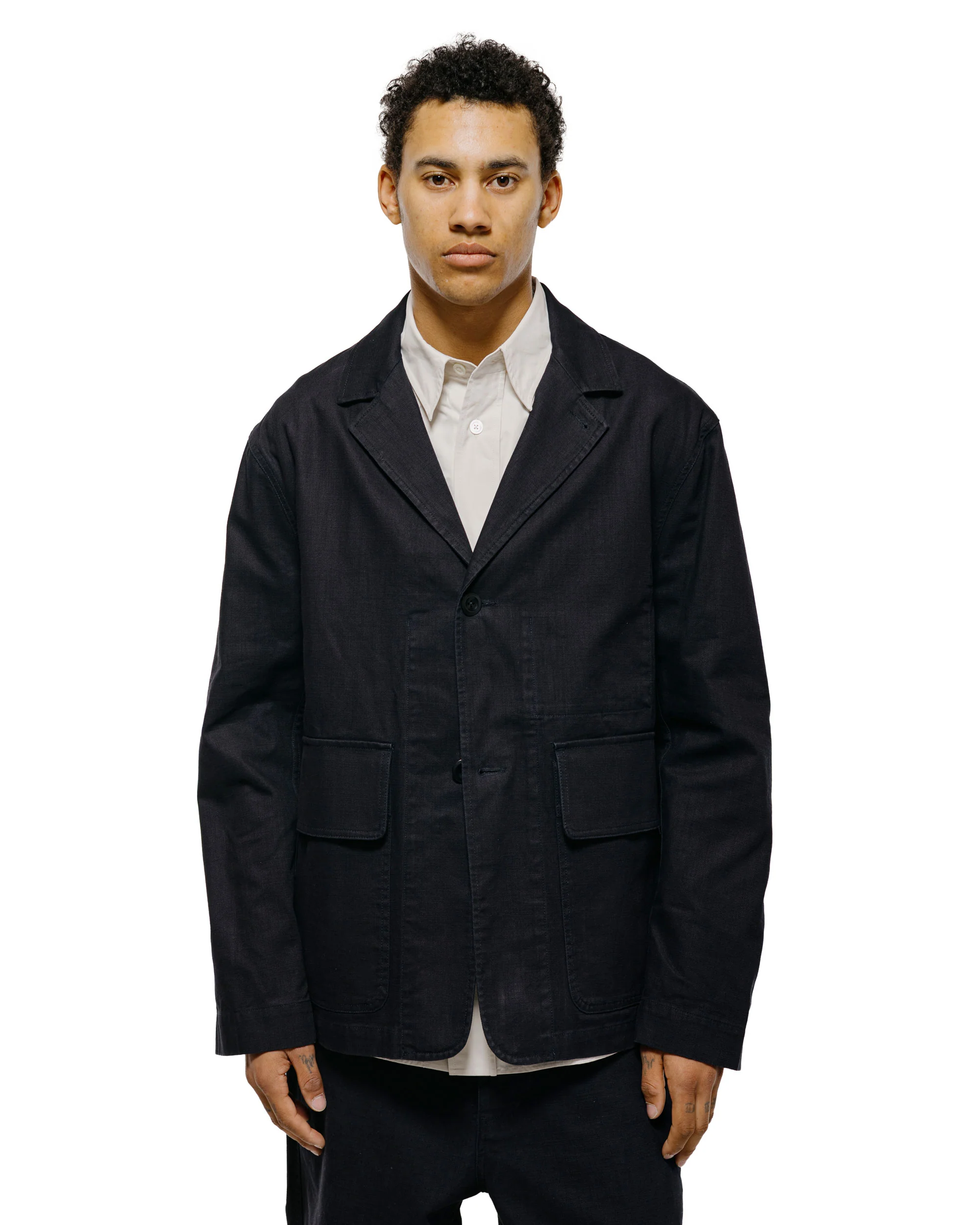MHL Flap Pocket Blazer Indigo Twill Indigo - Image 2
