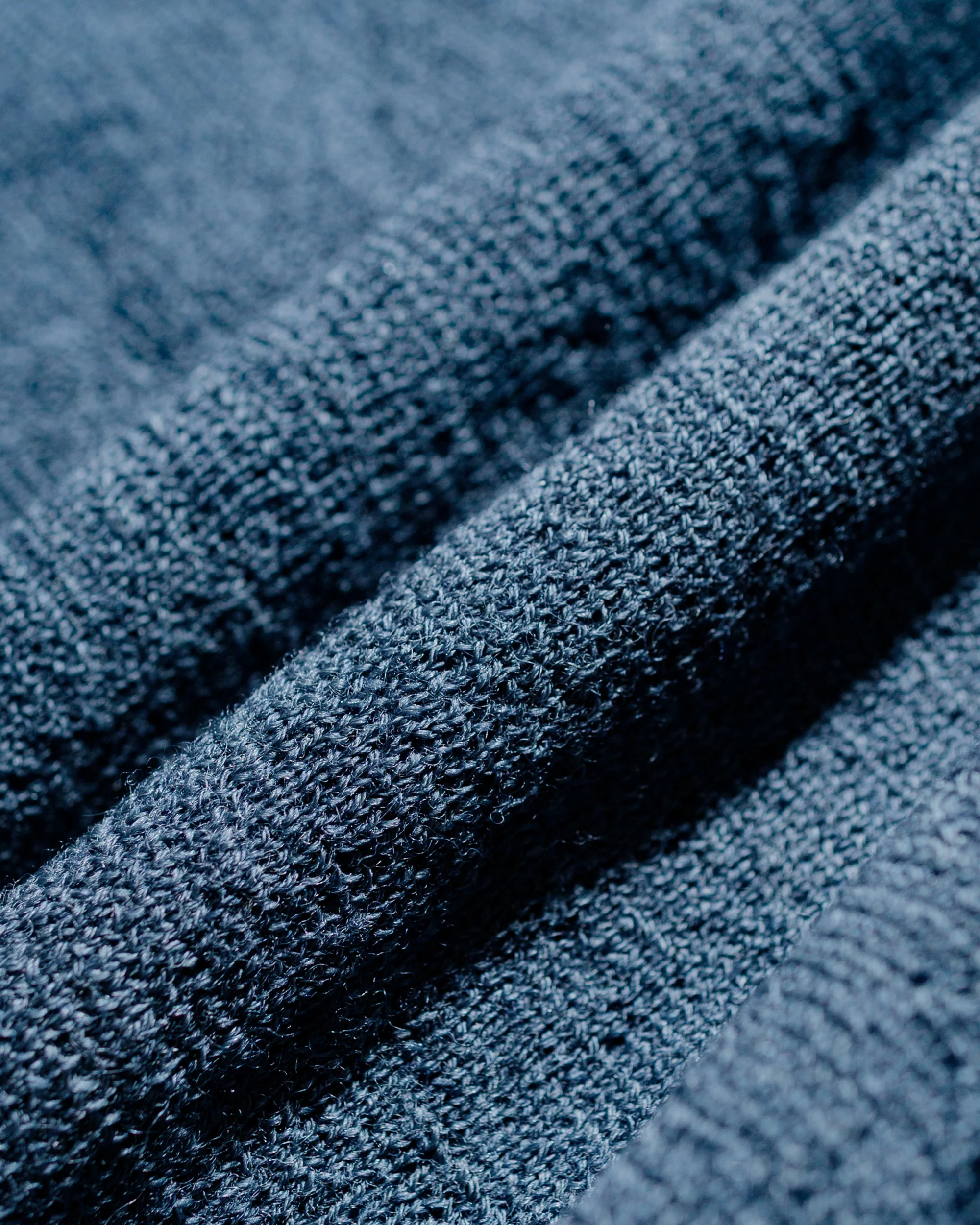 MHL Oversized Knitted Polo Dry Wool Uniform Blue - Image 6