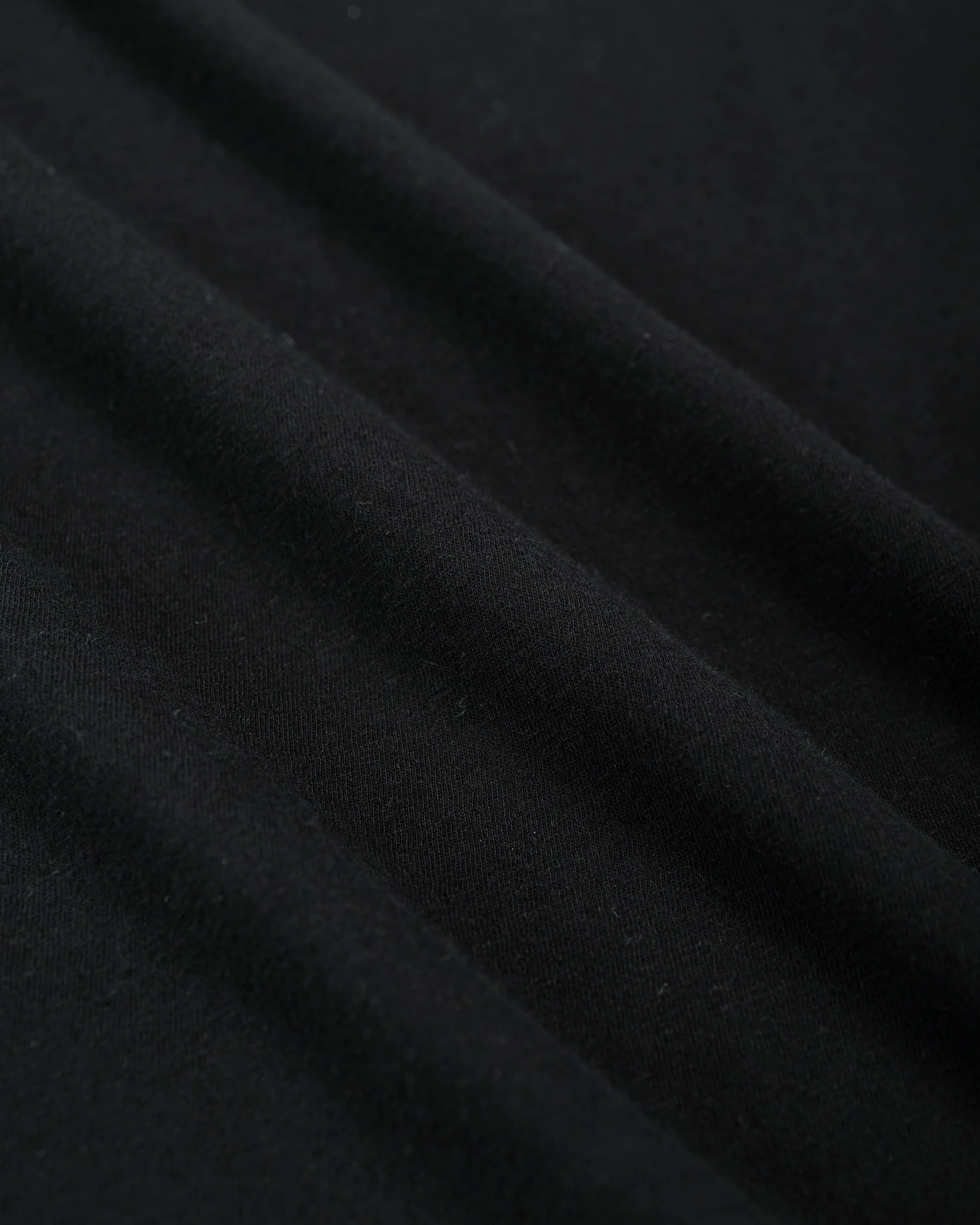 MHL Simple T-Shirt Organic Cotton Linen Jersey Black - Image 5