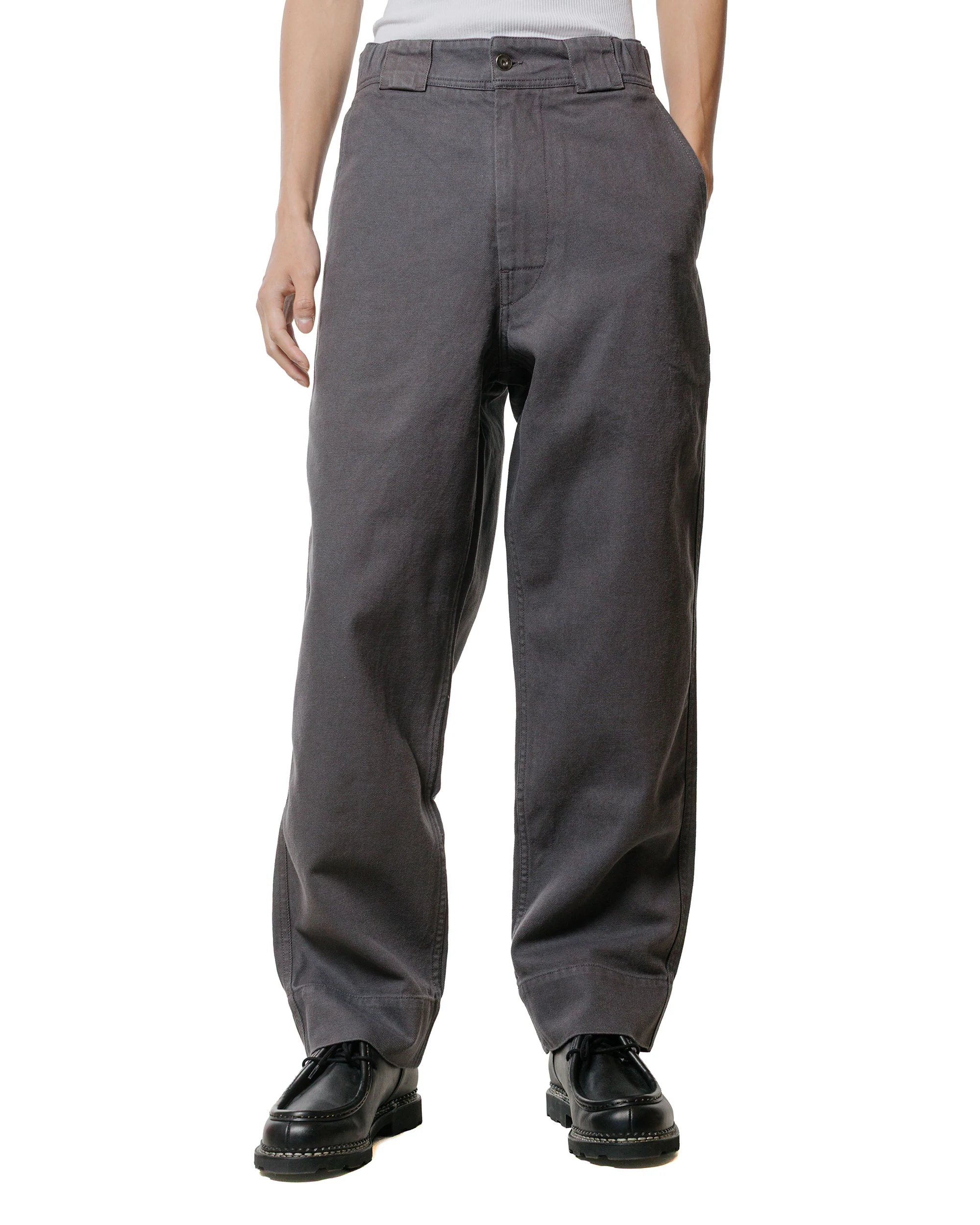 MHL Sports Trouser Cotton Wool Drill Graphite - Image 2
