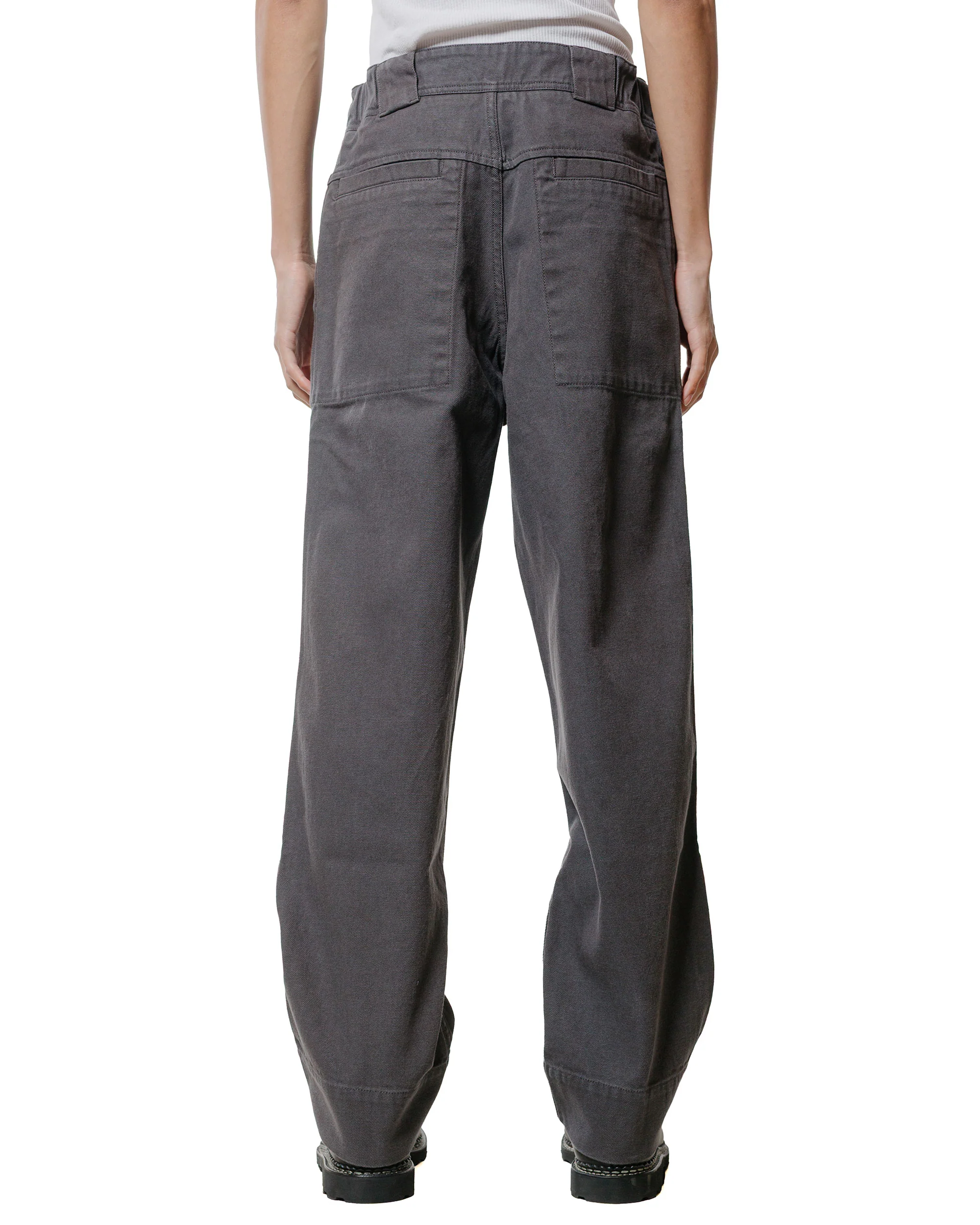 MHL Sports Trouser Cotton Wool Drill Graphite - Image 3