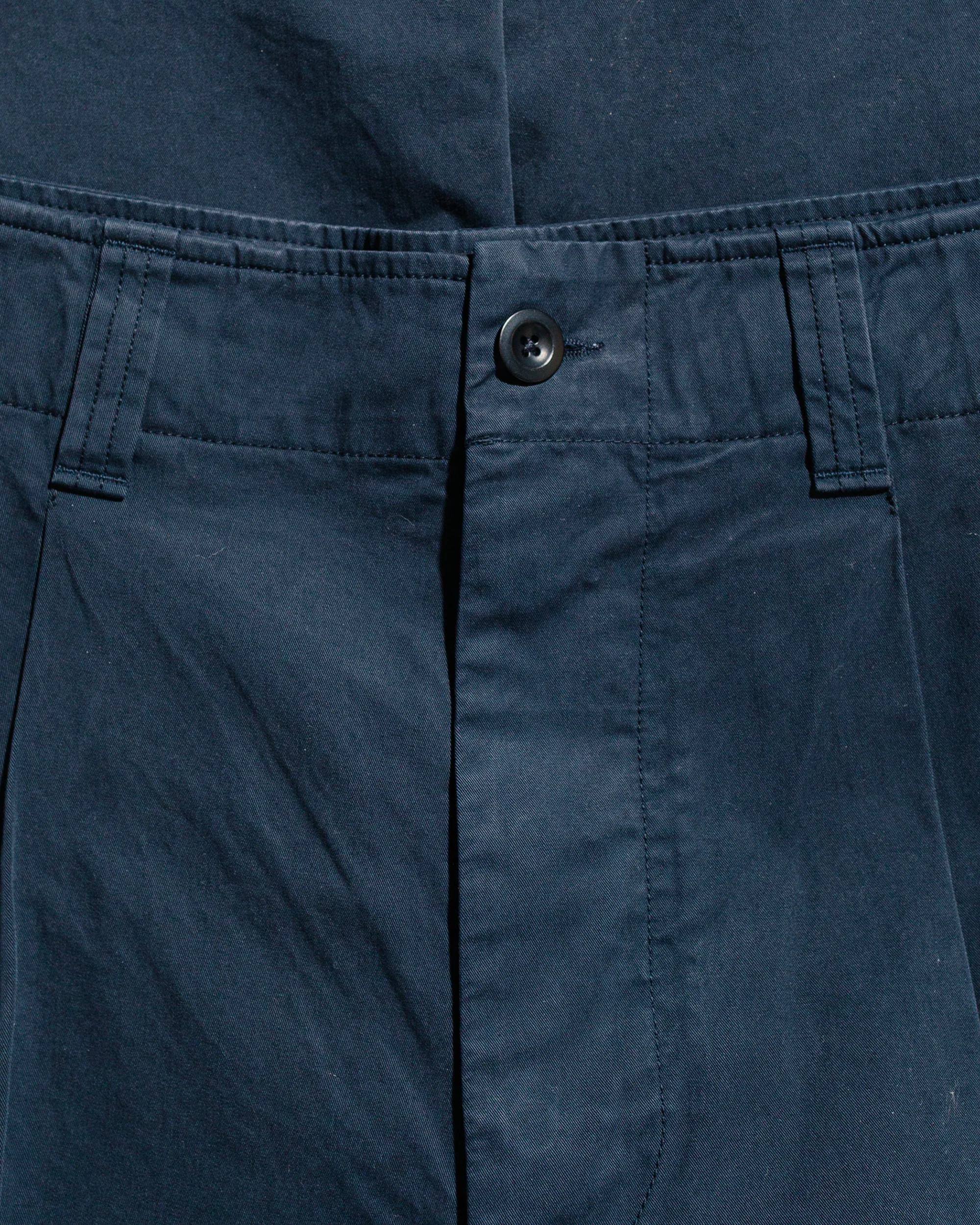 MHL Stitch Pleat Trouser Tough Cotton Twill Dark Ink - Image 5