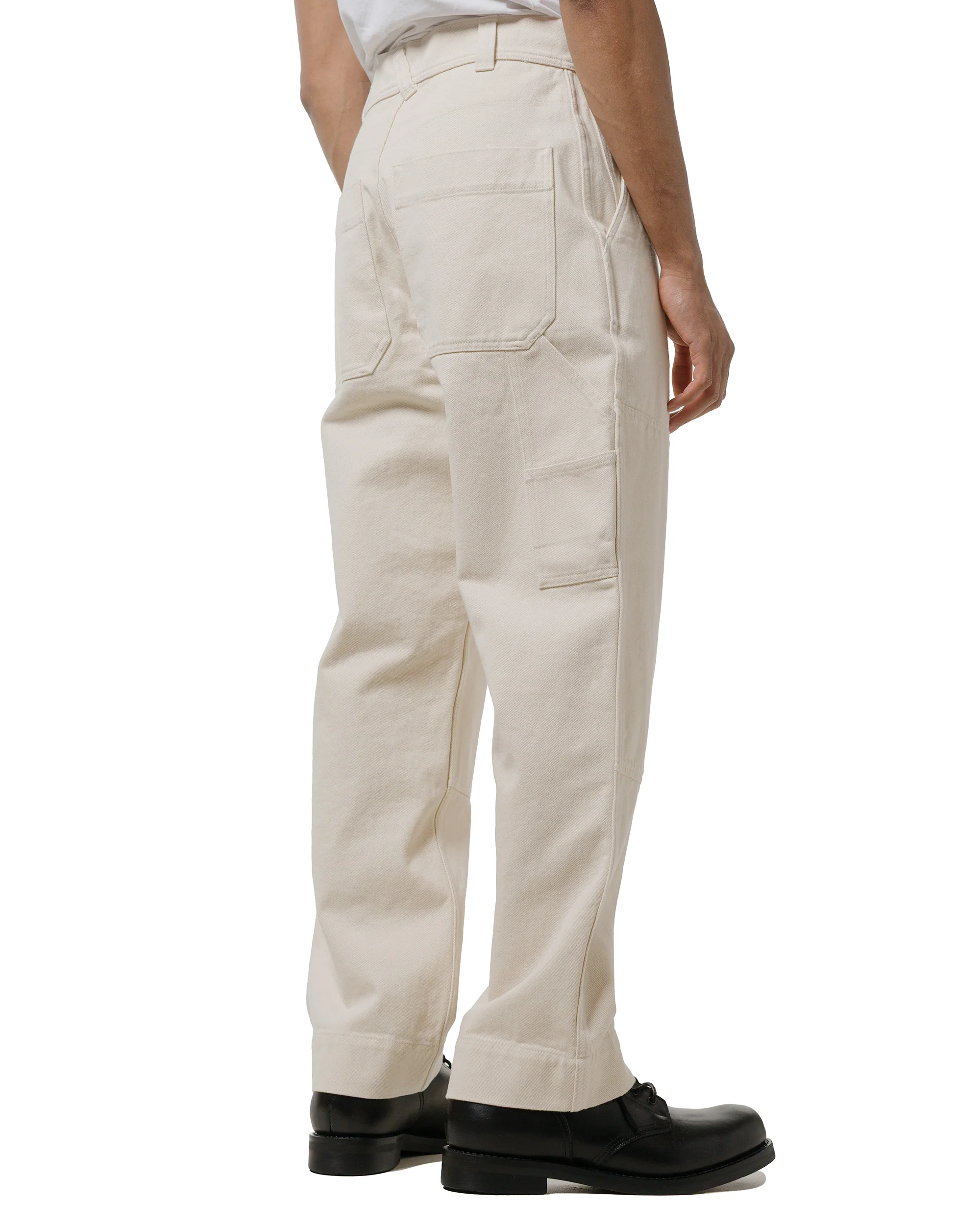 MHL Tool Pocket Trousers Natural Cotton Denim Natural - Image 3