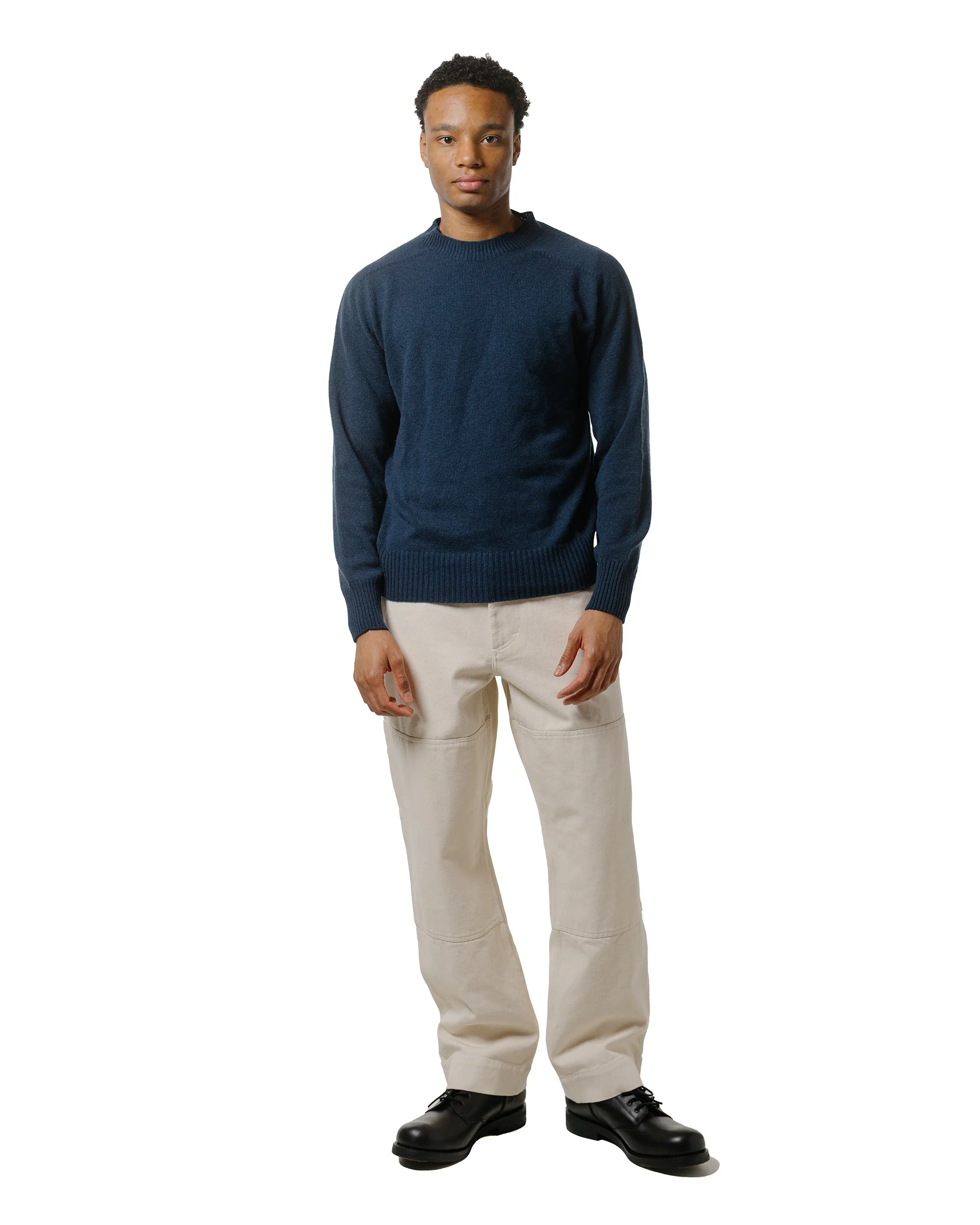 MHL Tool Pocket Trousers Natural Cotton Denim Natural - Image 4