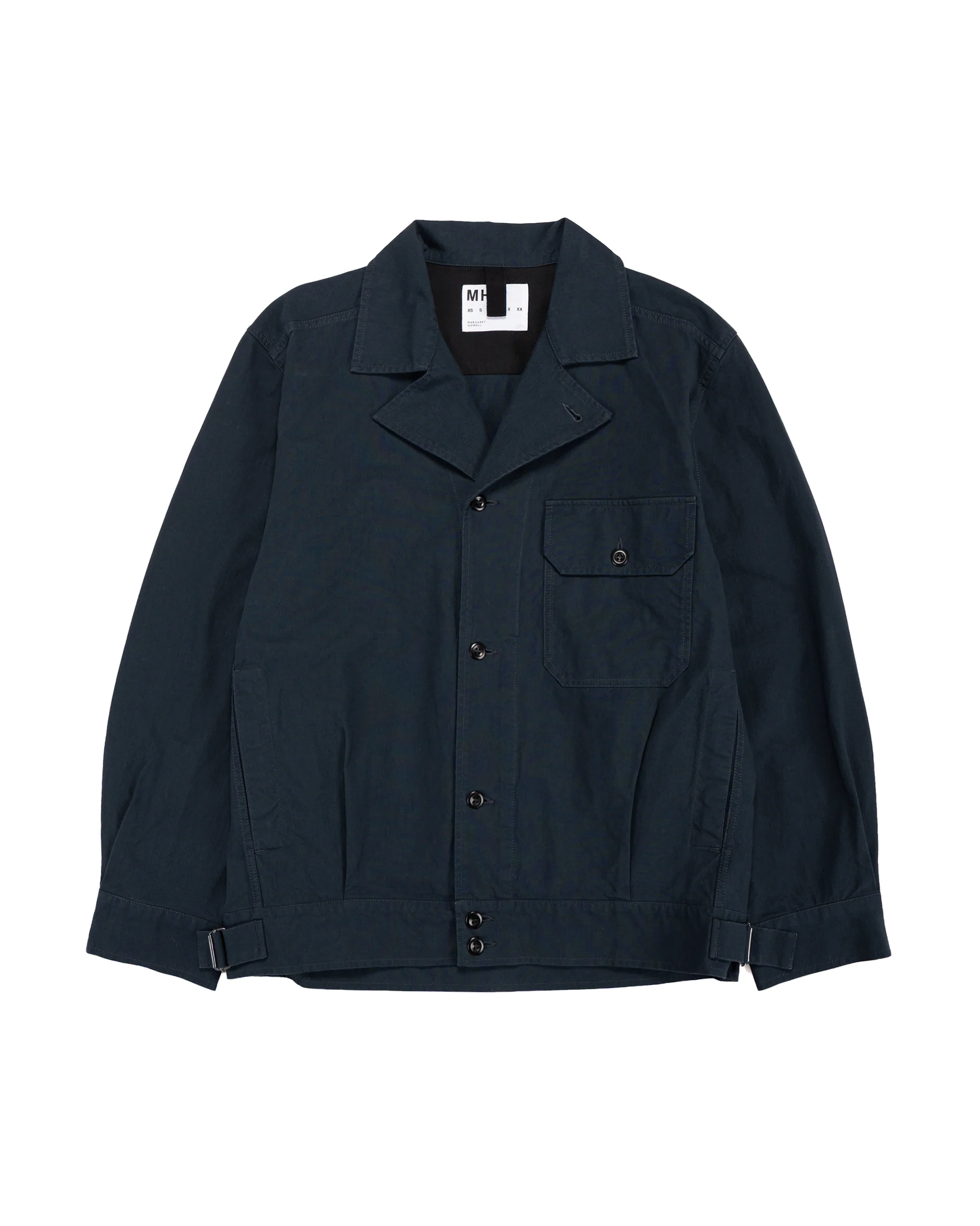 MHL Utility Jacket Washed Cotton Ripstop Ink