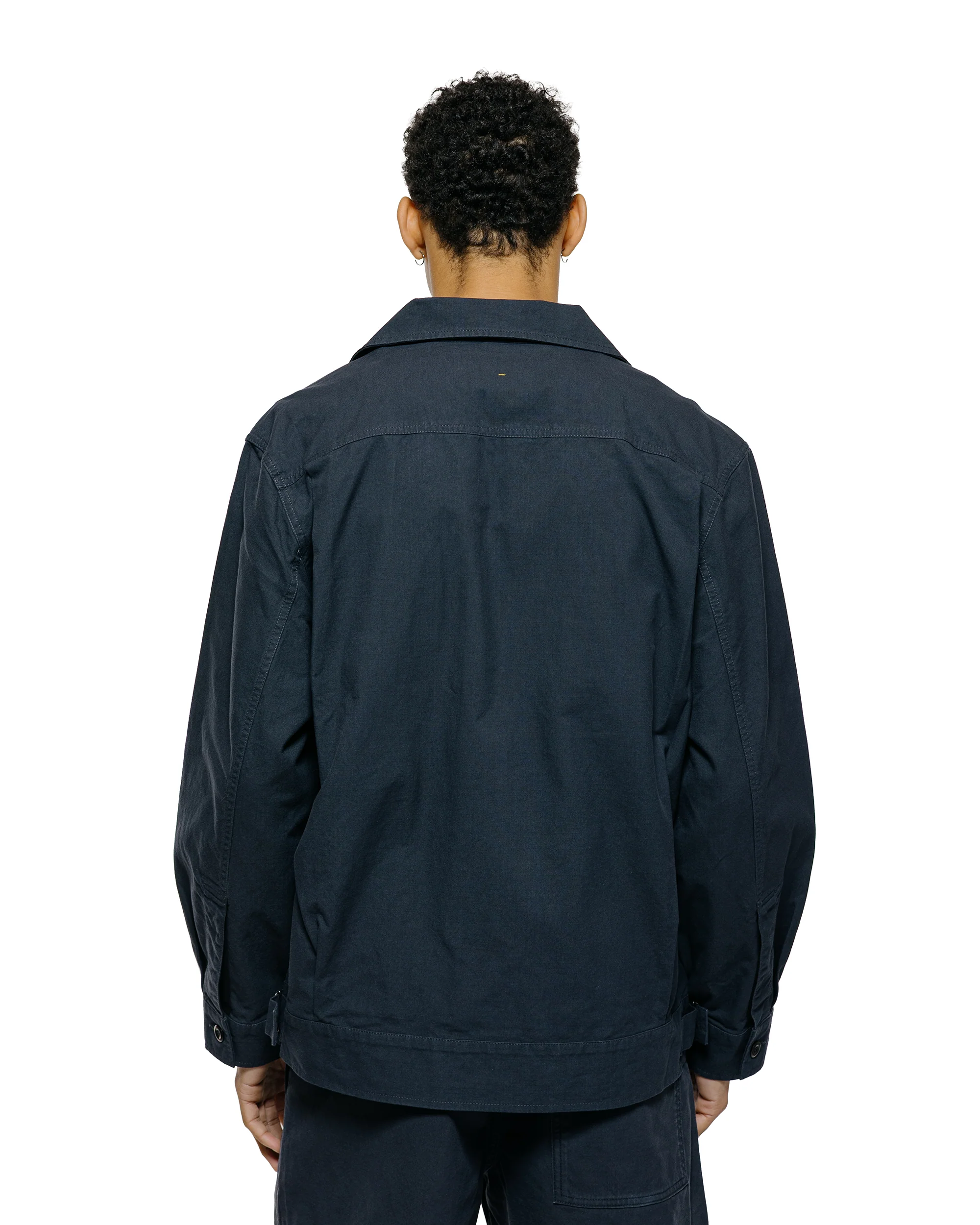 MHL Utility Jacket Washed Cotton Ripstop Ink - Image 3