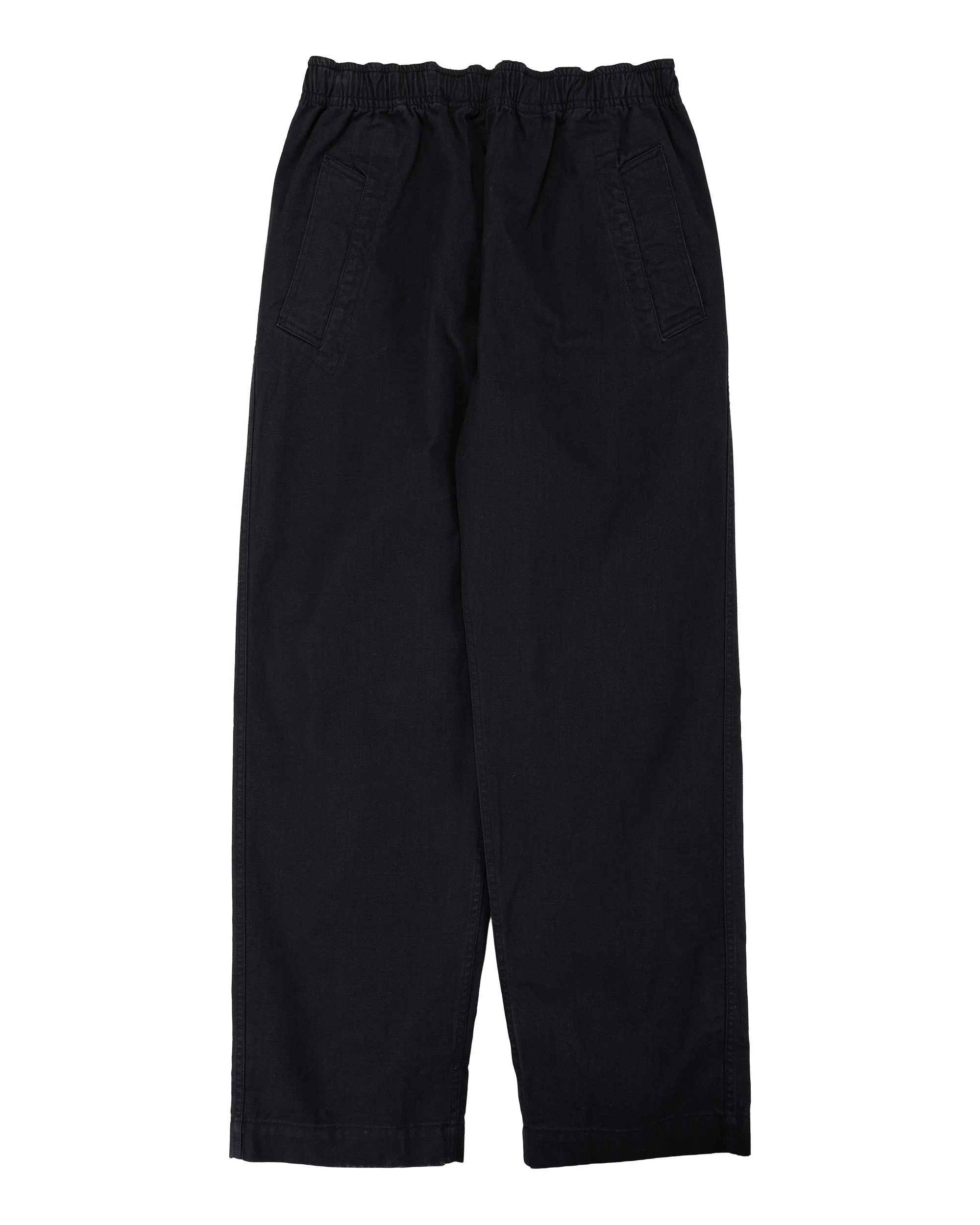 MHL Wide Leg Jogger Dry Cotton Linen Black
