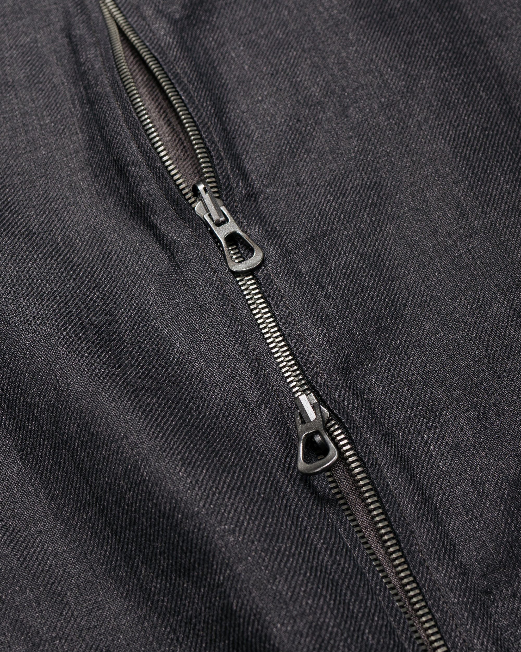 MotivMfg Gilet Jacket Double Face Linen Serge/Navy/Aubergine - Image 6