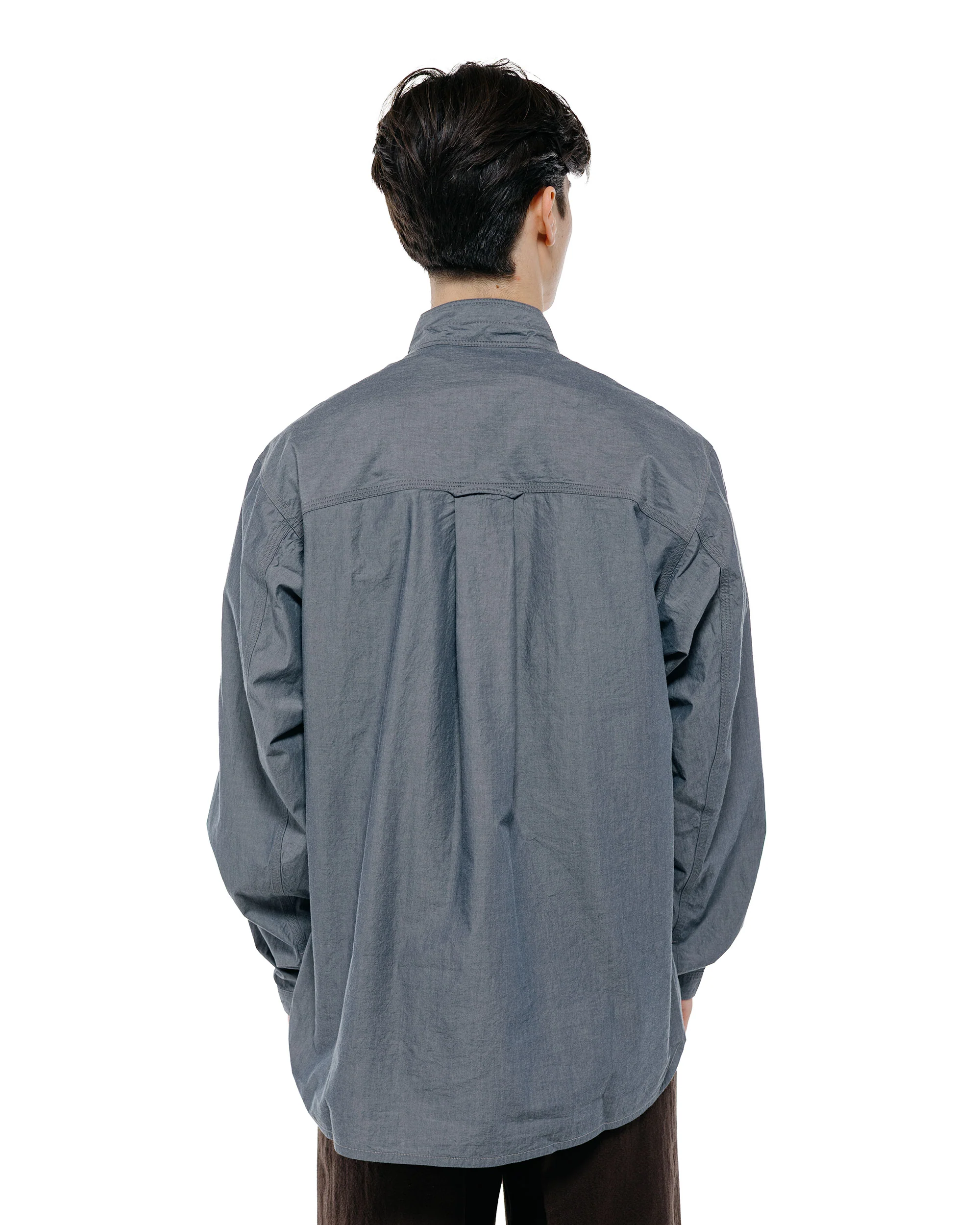 MotivMfg Hillock Fatigue Shirt High Density Super Chambray/Chambray Blue - Image 4