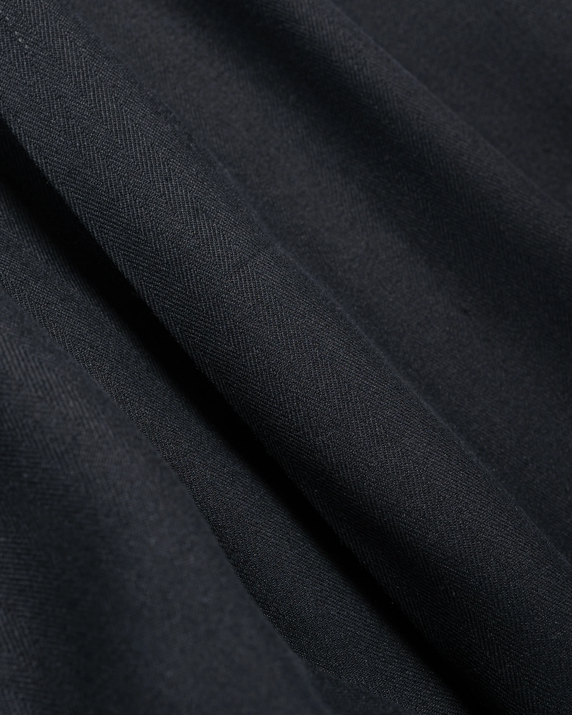 MotivMfg Robert Trousers Herringbone Tussah Silk Suiting Dark Navy - Image 6