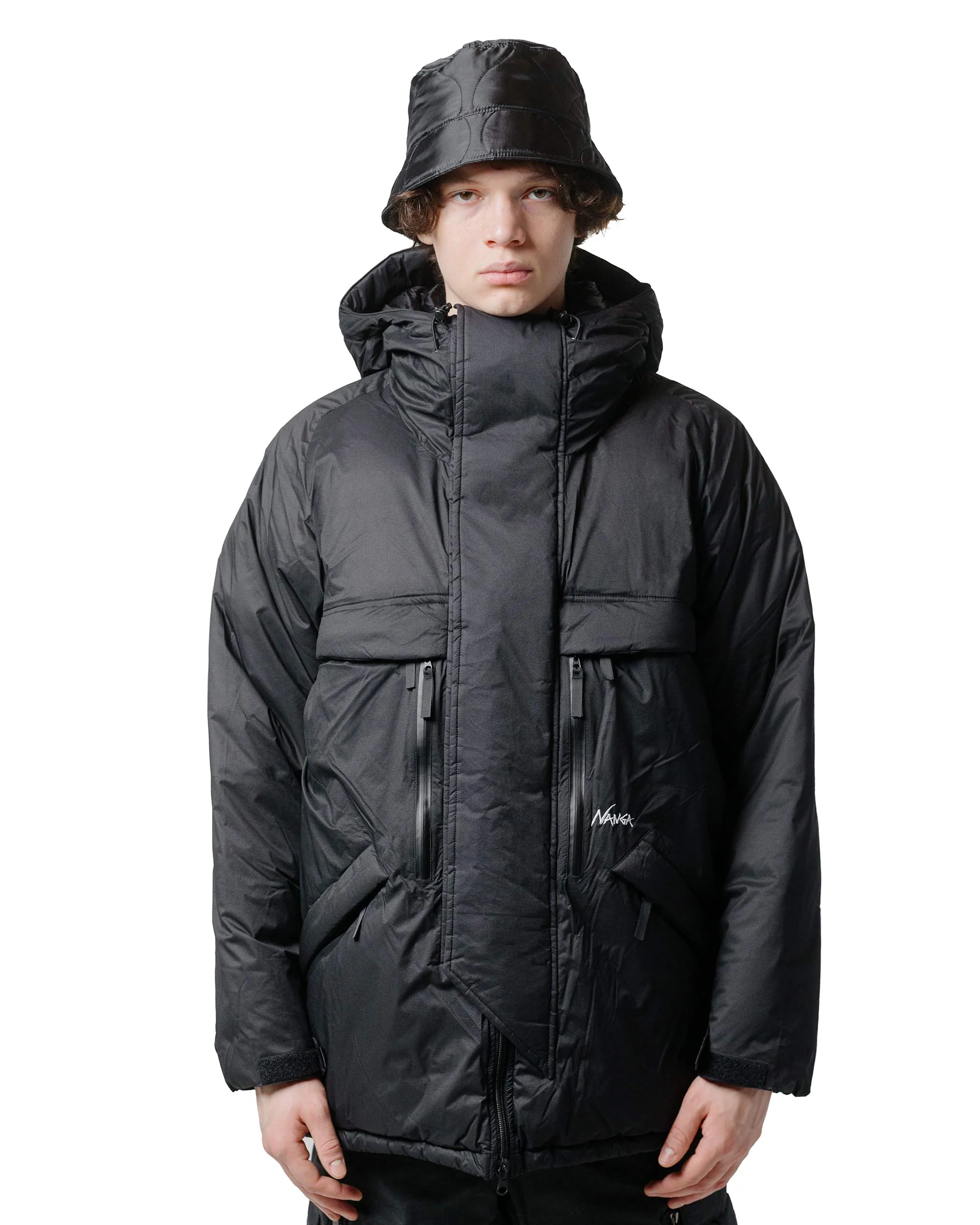 Nanga Mountain Belay Coat Black - Image 2