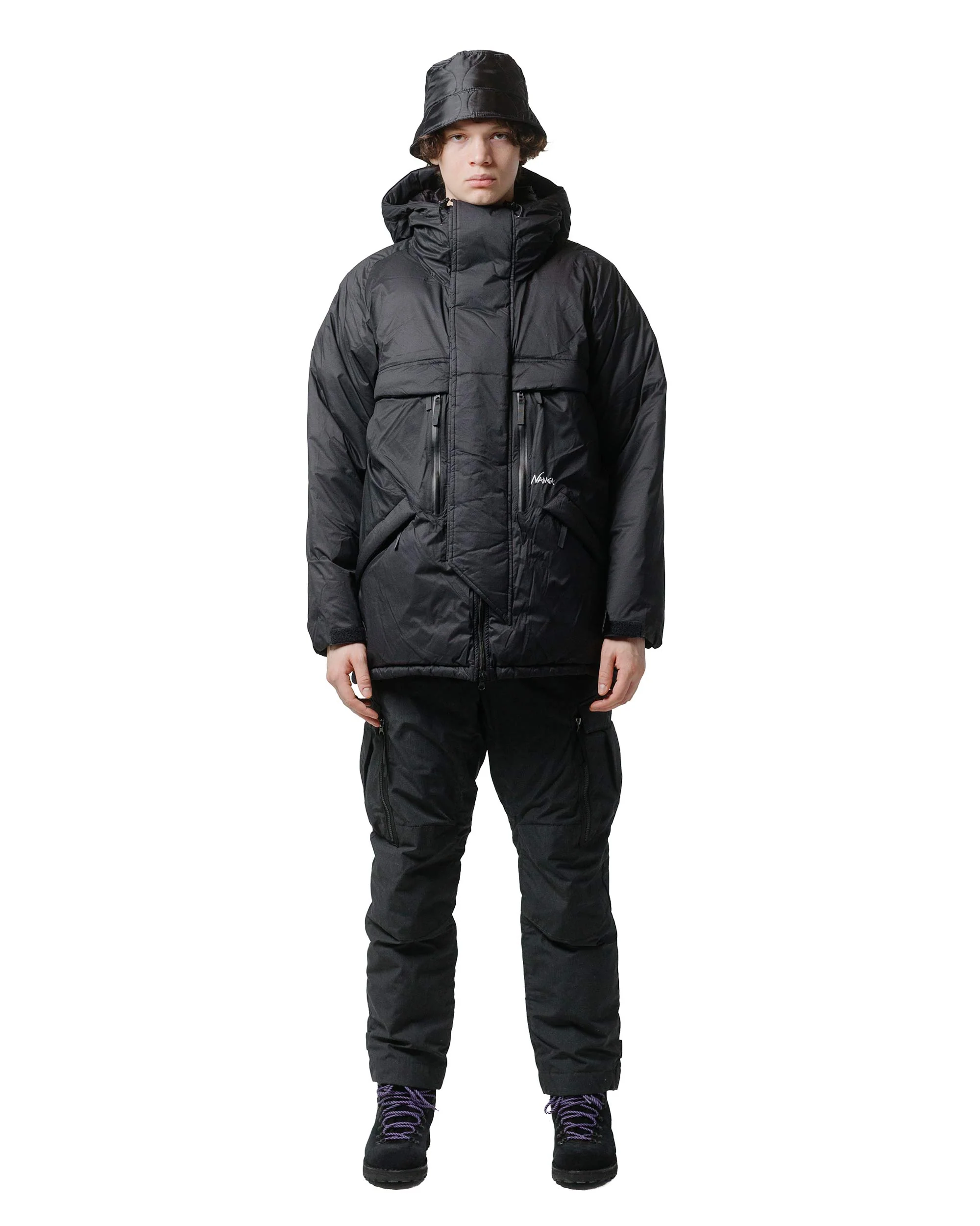 Nanga Mountain Belay Coat Black - Image 4