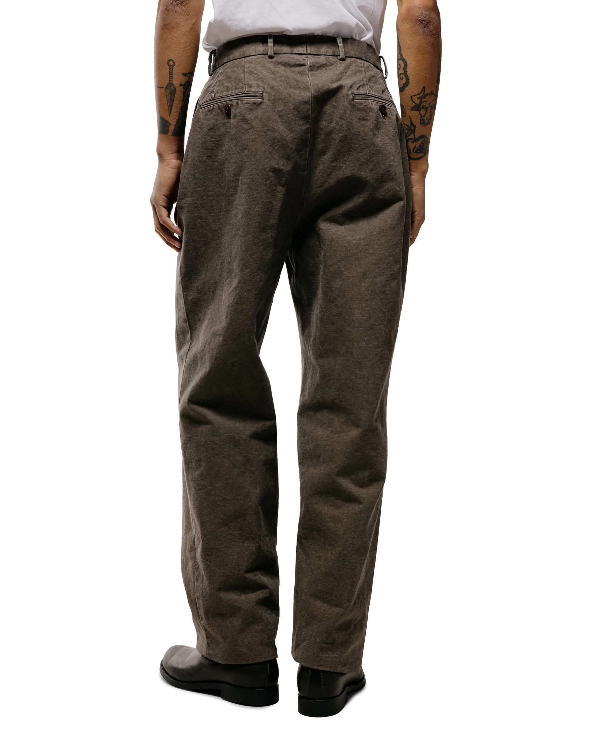 NEAT Vintage Duck Neat Chino Taupe - Image 4