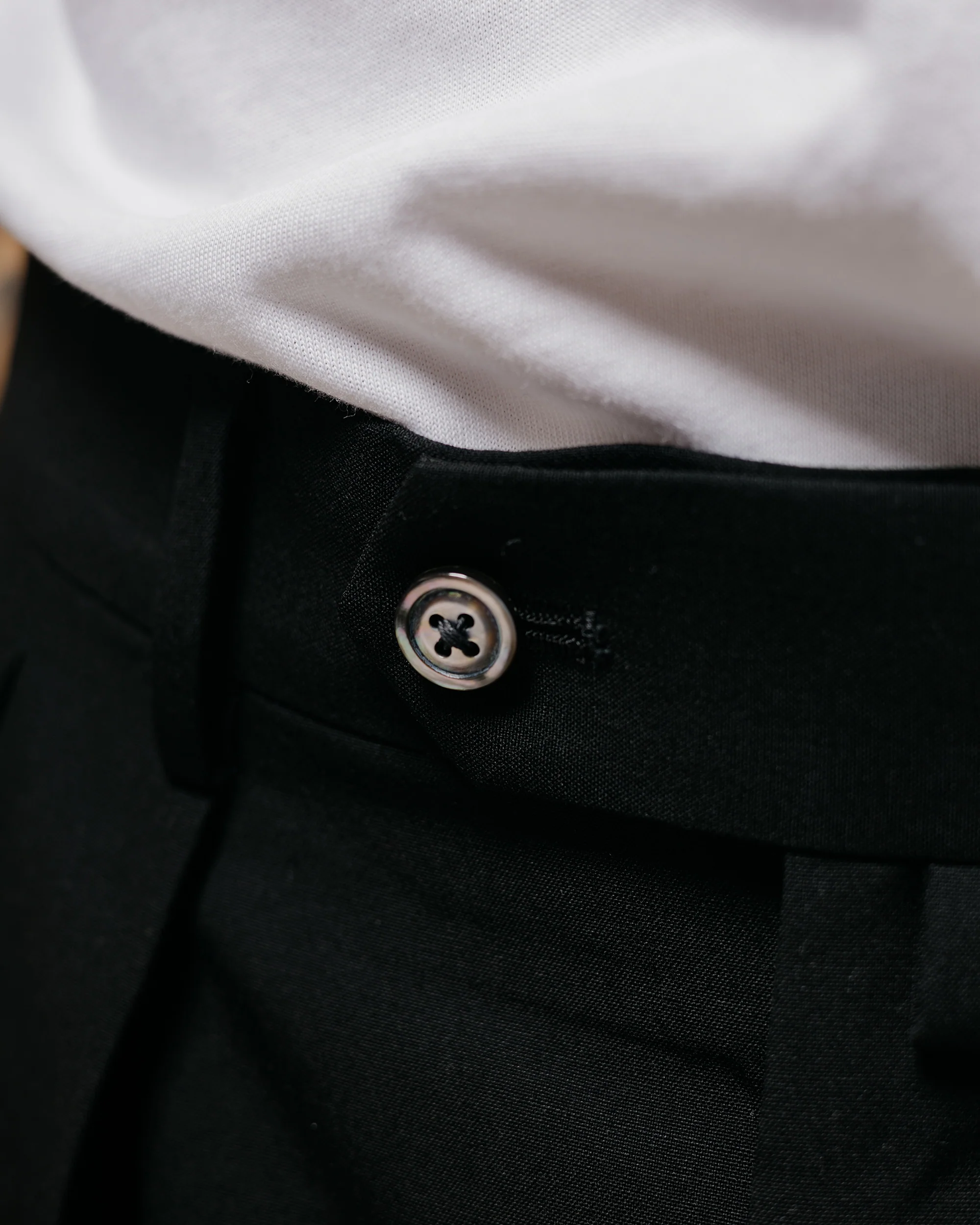NEAT Wool Poplin Flare Black - Image 4