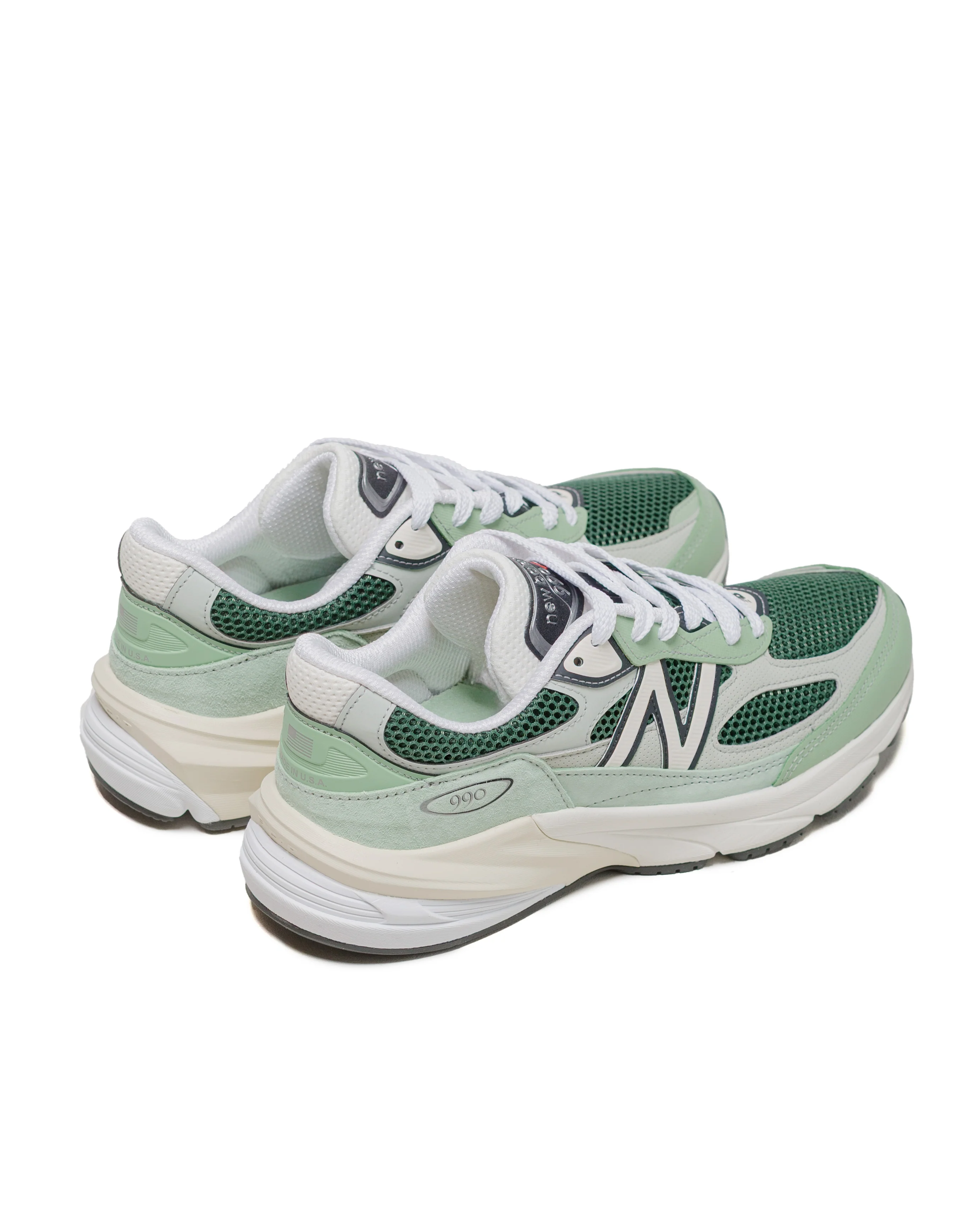 New Balance U990AB6 Avocado/Natural Mint - Image 3