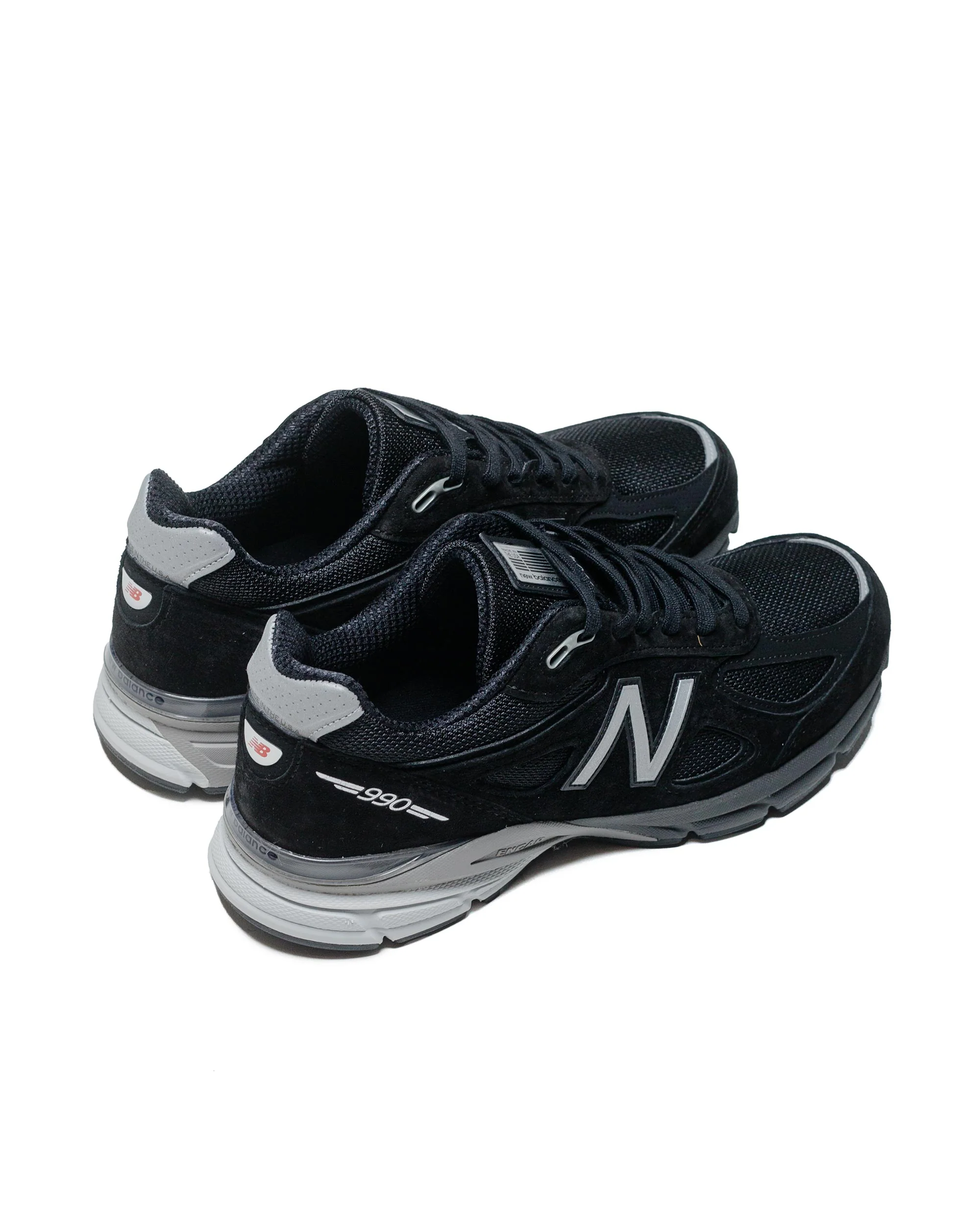 New Balance U990BL4 Black/Silver - Image 3