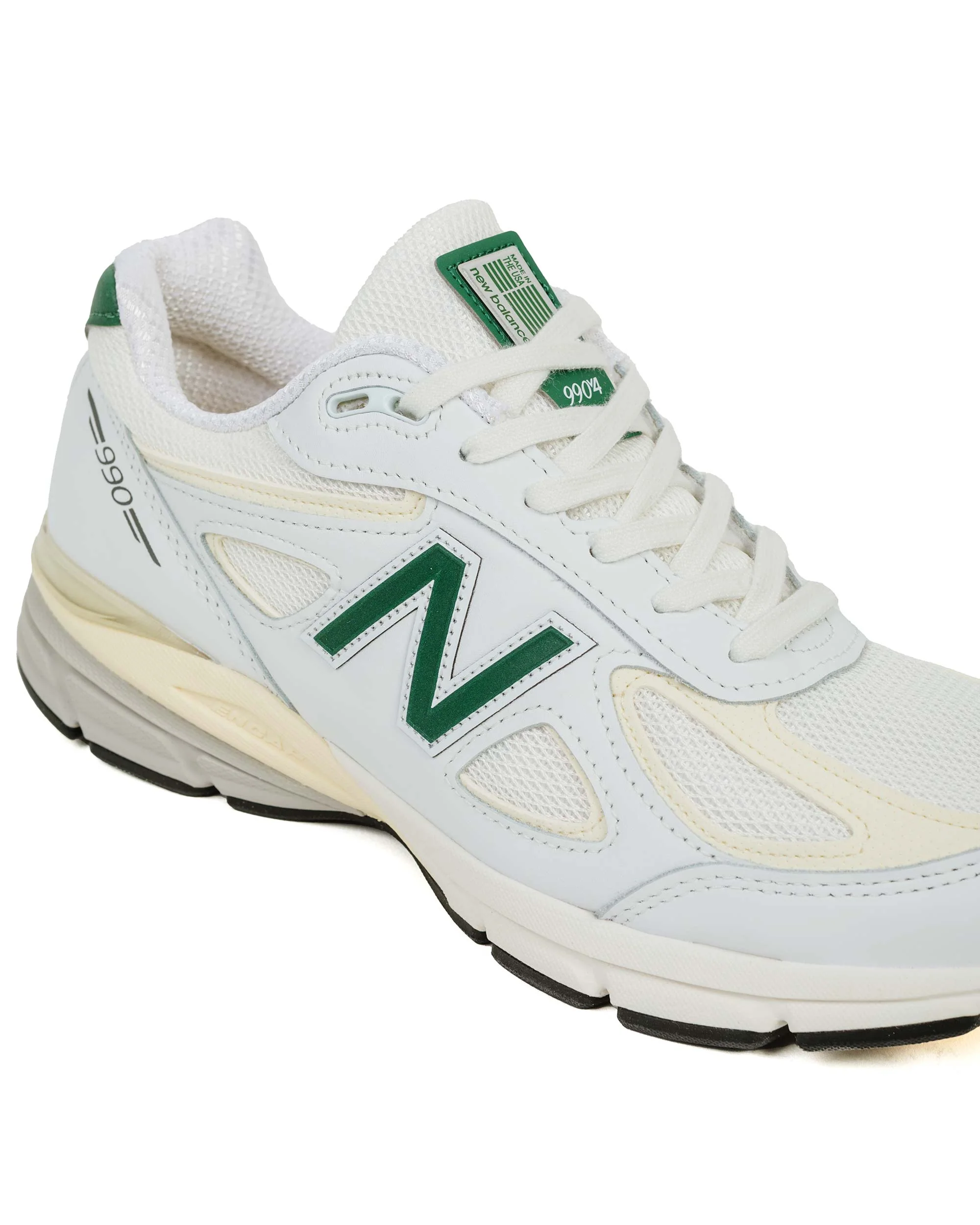 New Balance U990TC4 Calcium/Forest Green - Image 3