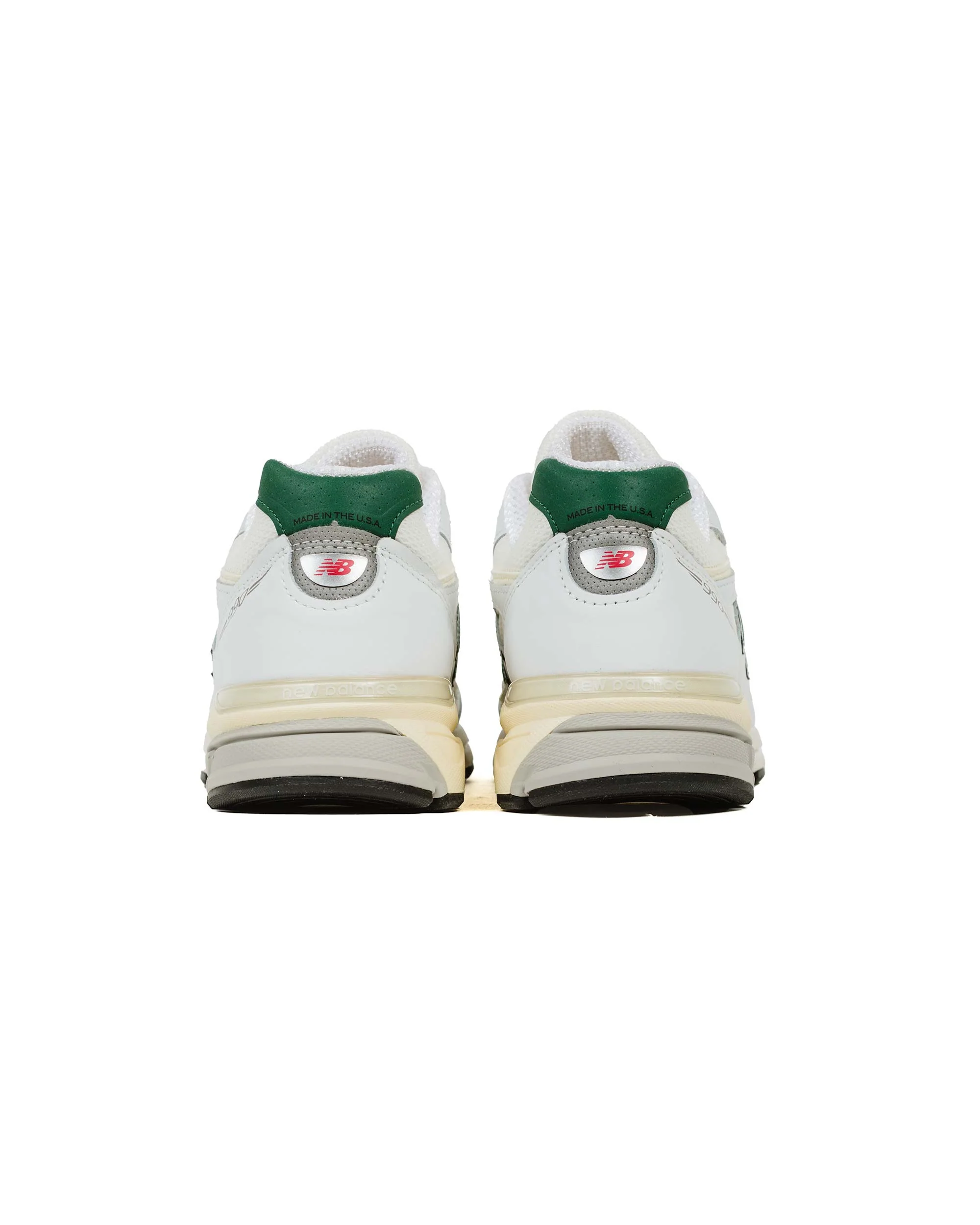 New Balance U990TC4 Calcium/Forest Green - Image 4