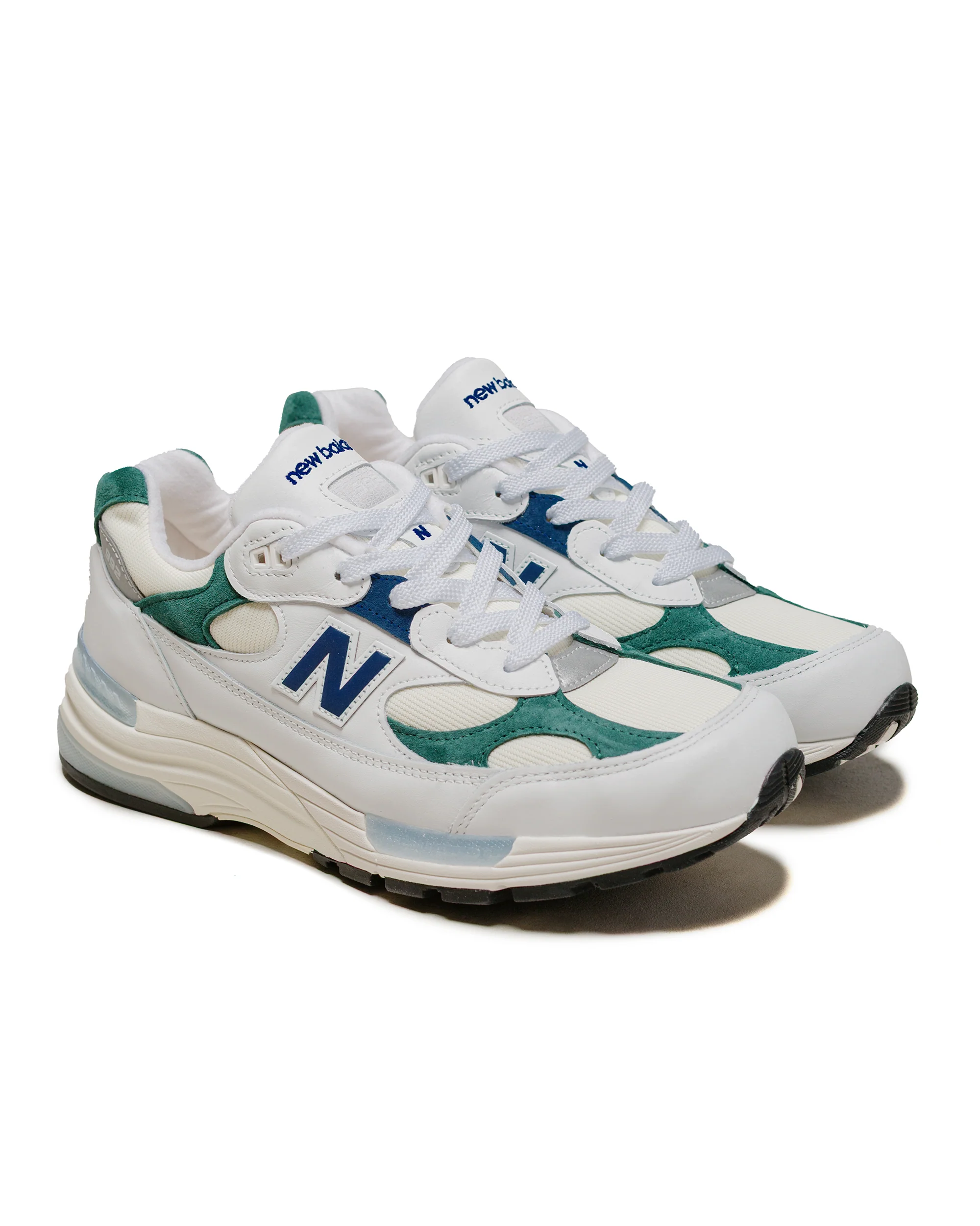 New Balance U992GB White/Marsh Green - Image 2