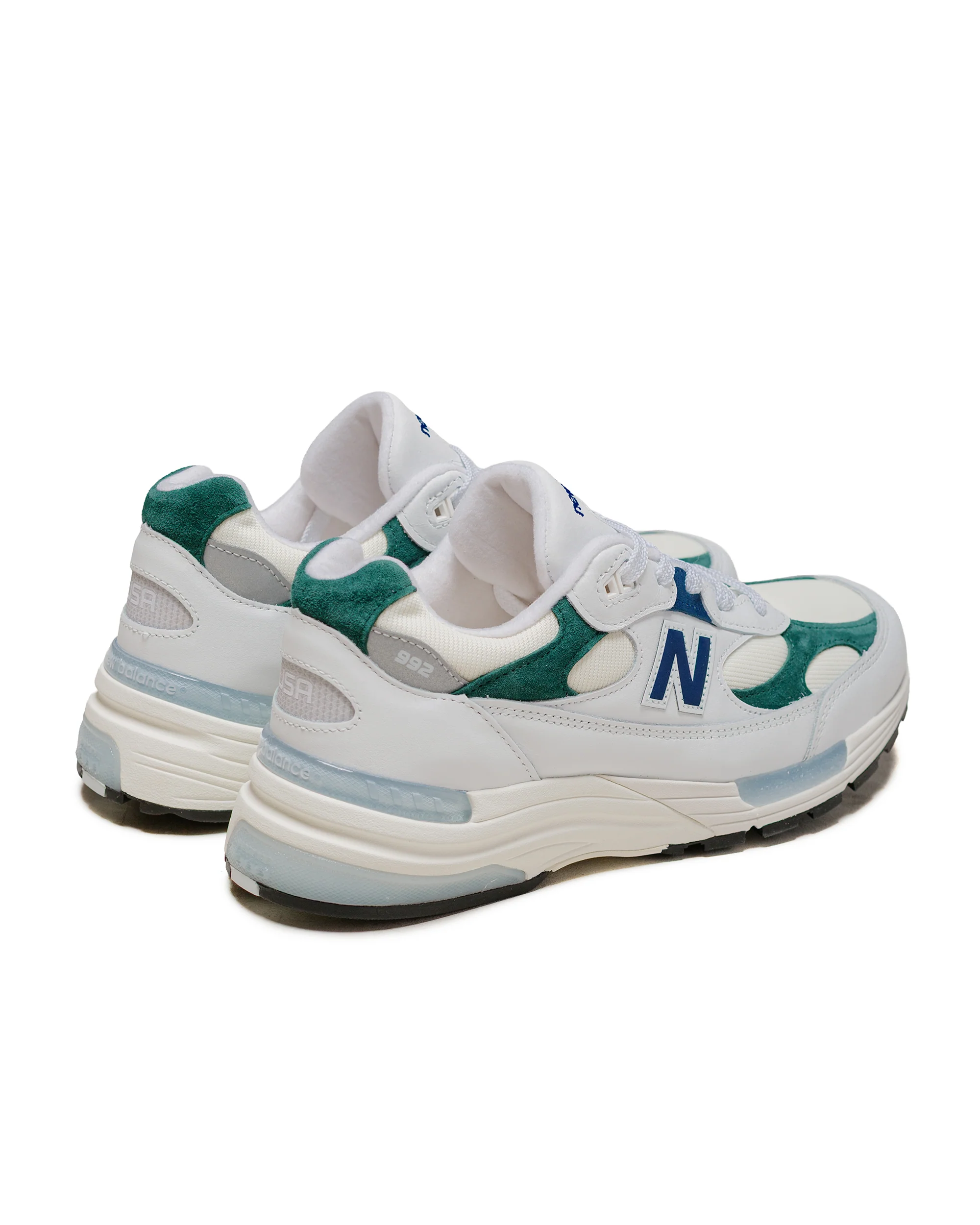 New Balance U992GB White/Marsh Green - Image 3