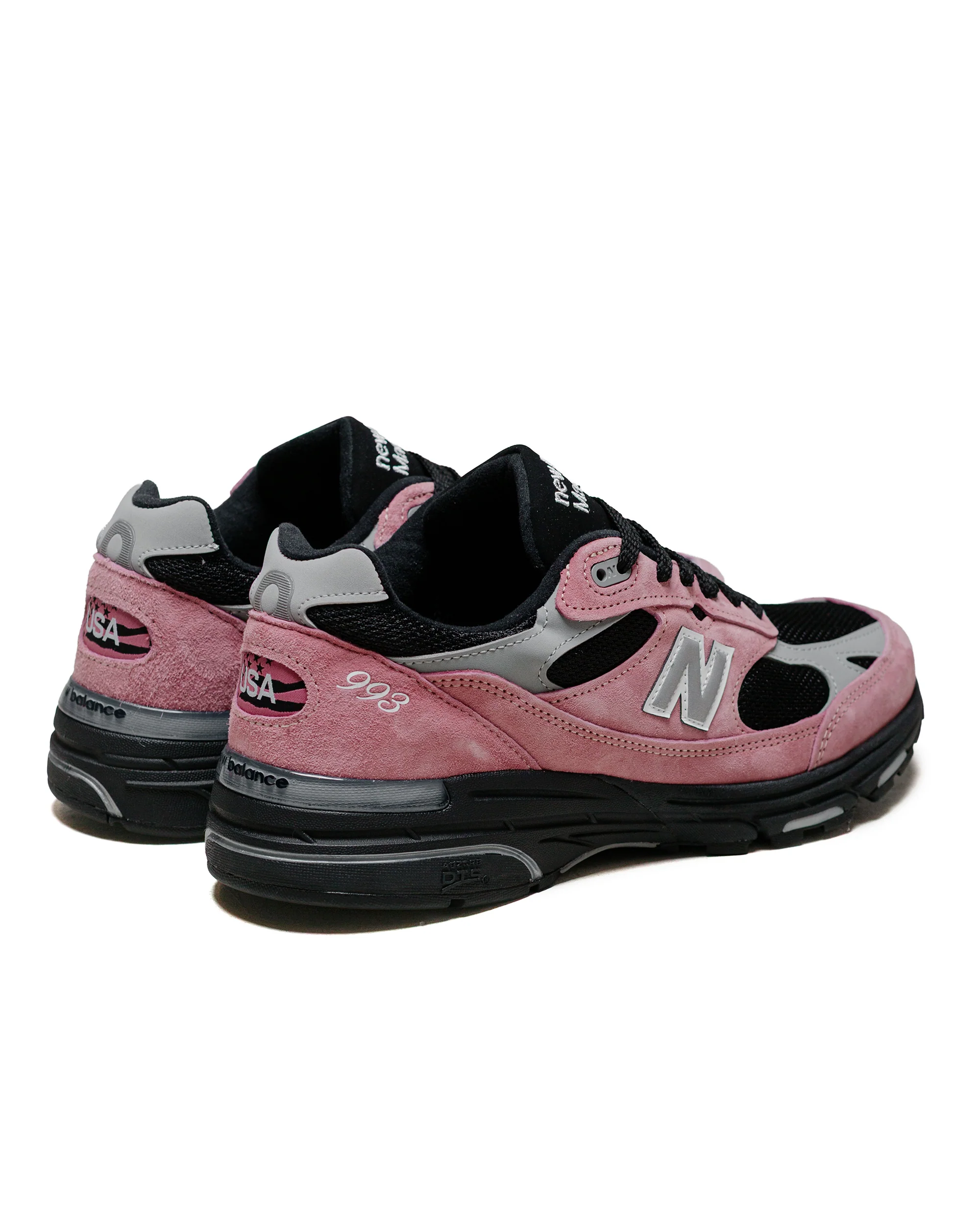 New Balance U993PB Pink Taffy/Black/Slate Grey - Image 3