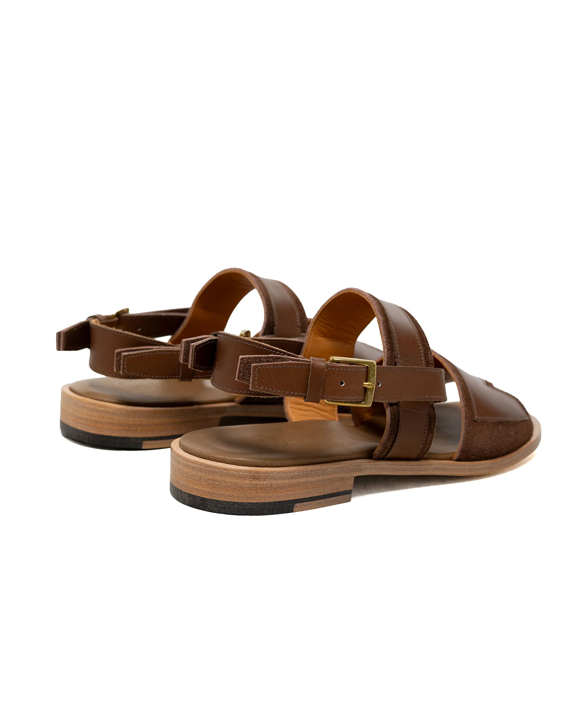 NICENESS Ballard Leather Sandals Brown - Image 3