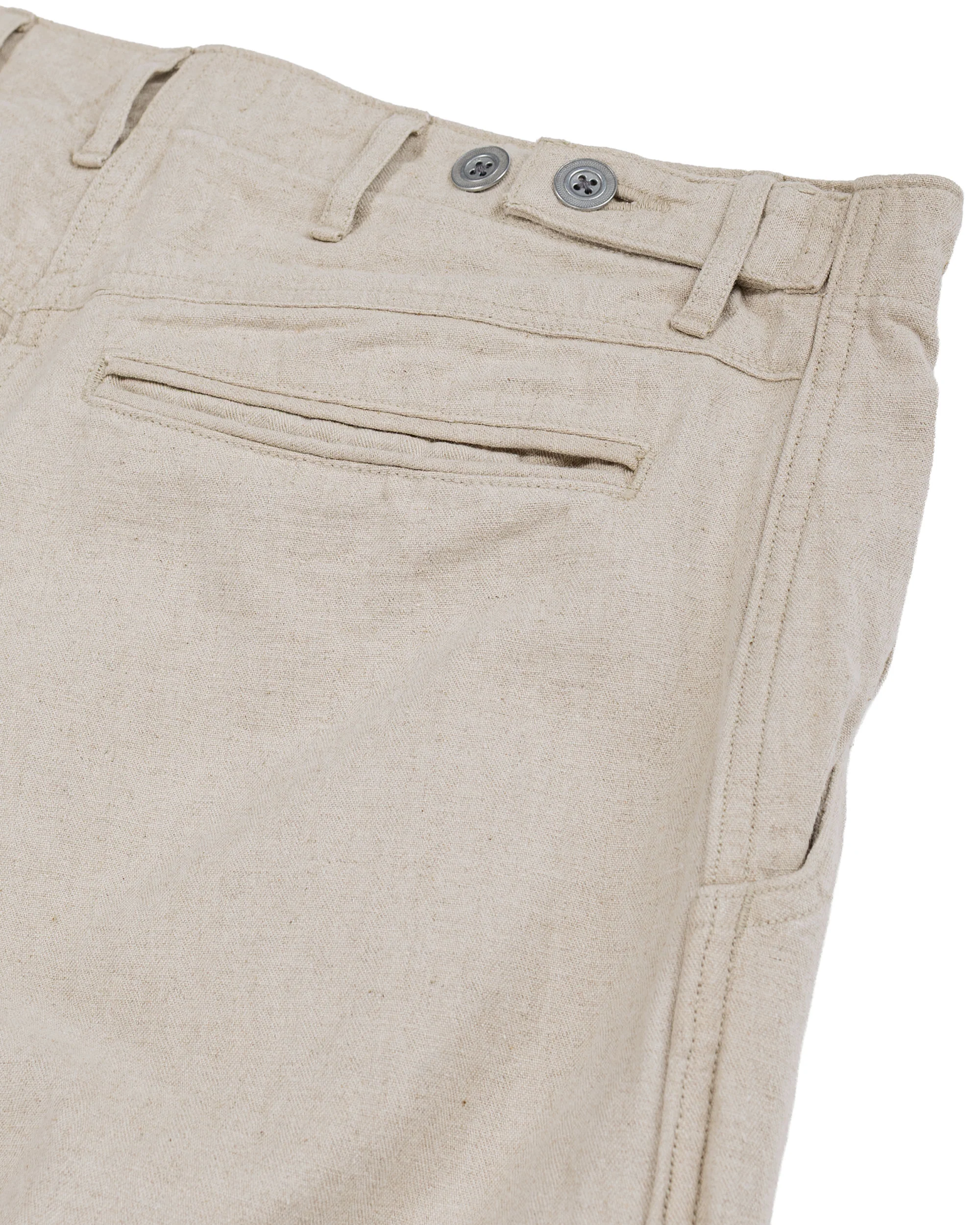 NICENESS L.Bliss Natural Herringbone Utility Pants - Image 6