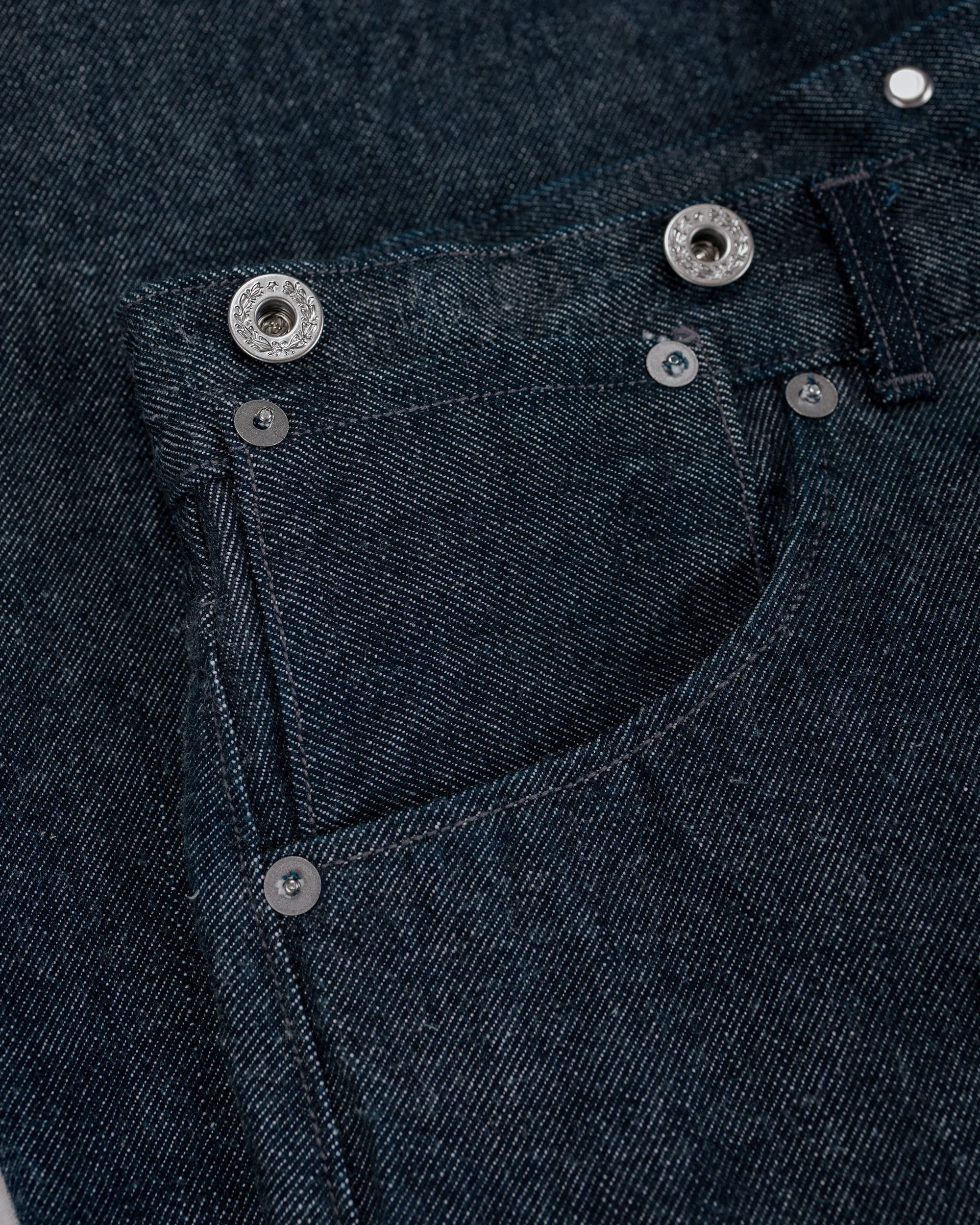 NICENESS Sharky Raw Denim Twist Jeans Indigo - Image 5