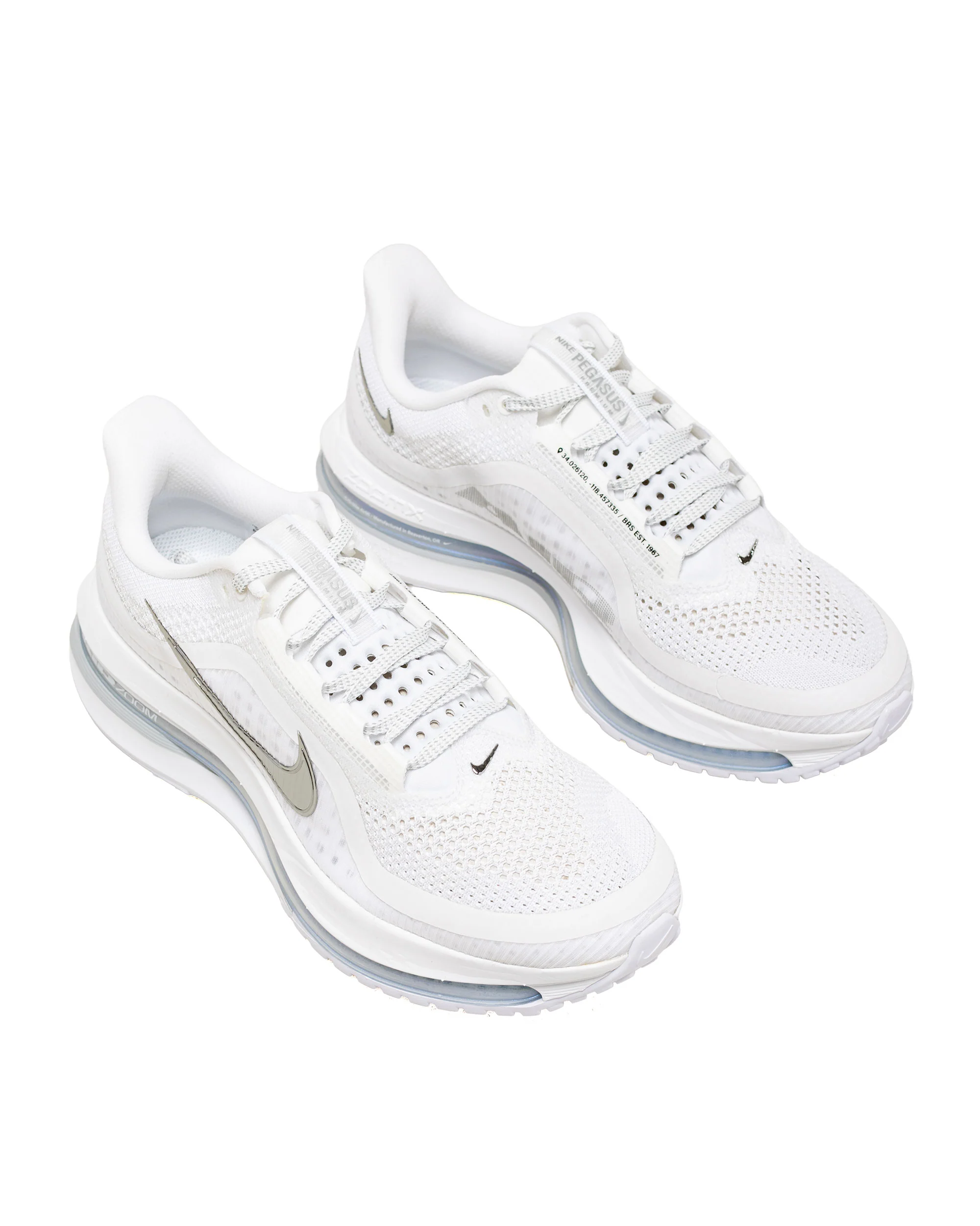 Nike Pegasus Premium White/Metallic Silver - Image 2