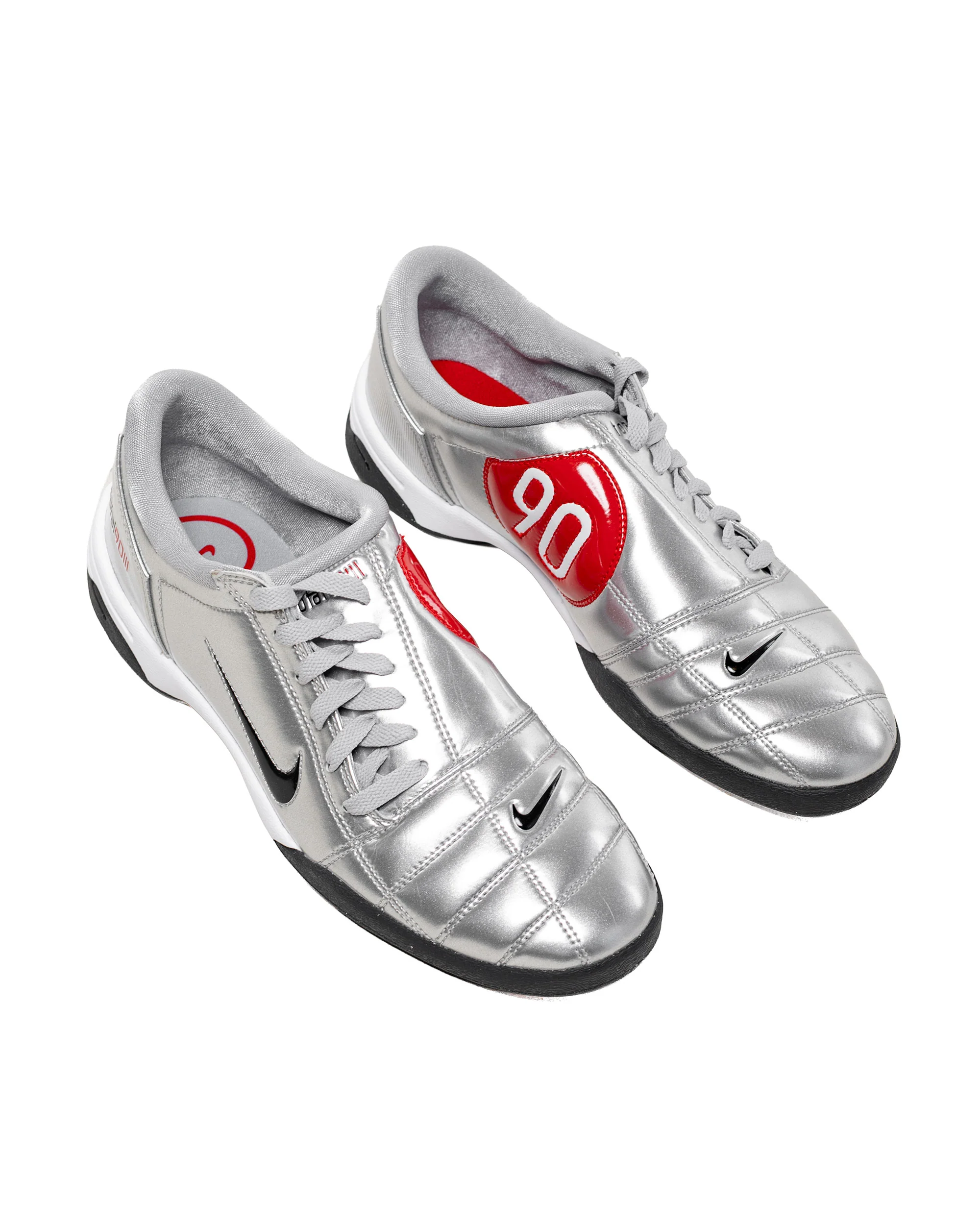 Nike Total 90 SP Metallic Silver/Black-University Red - Image 2