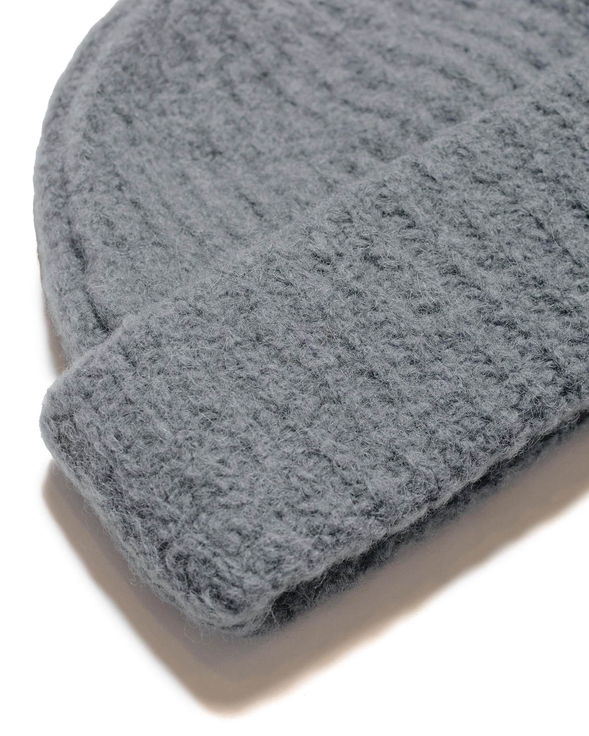Norse Projects Alpaca Wool Short Beanie Mouse Grey - Image 2