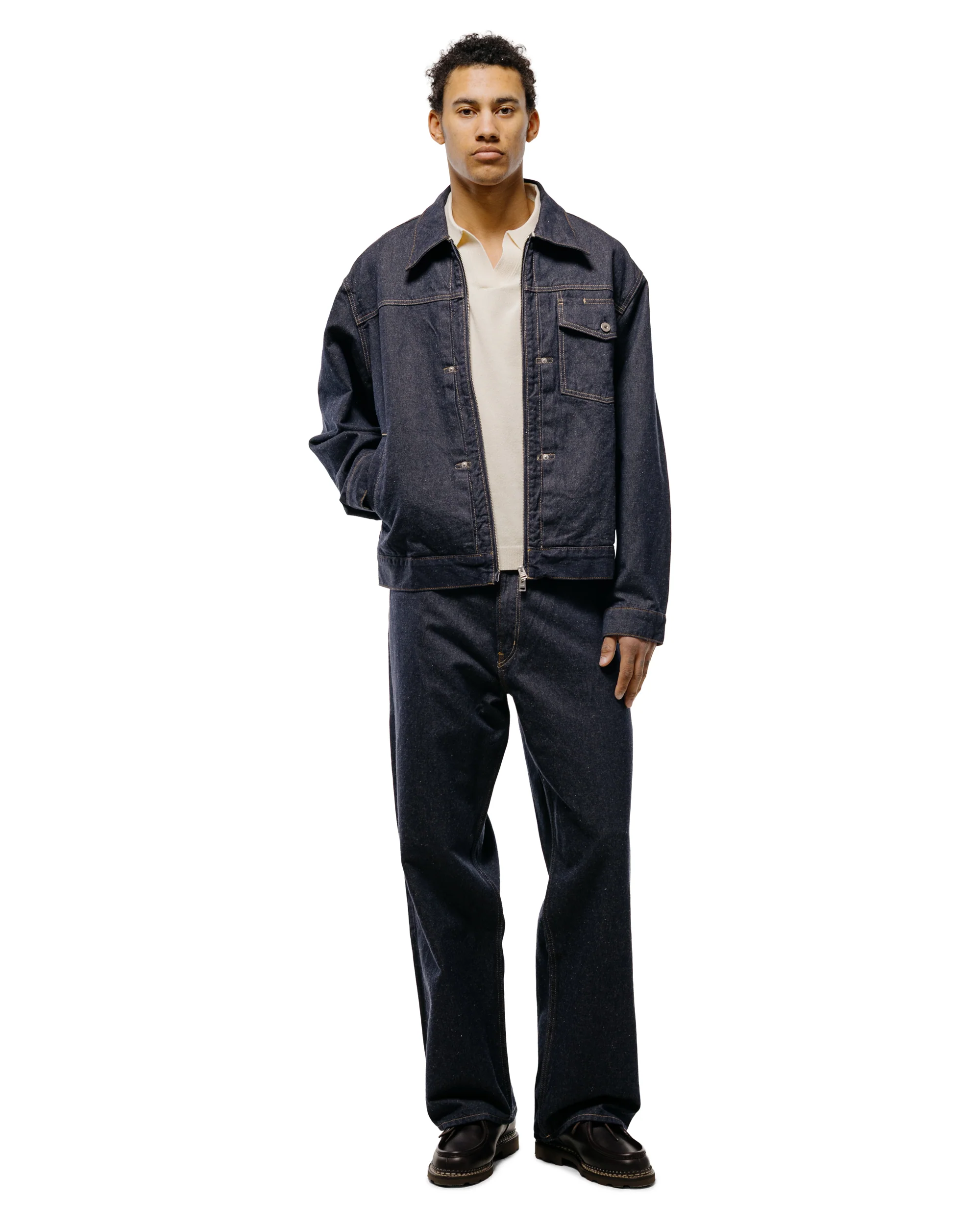 Norse Projects Anholt Cotton Paper Polo Natural Ecru - Image 5