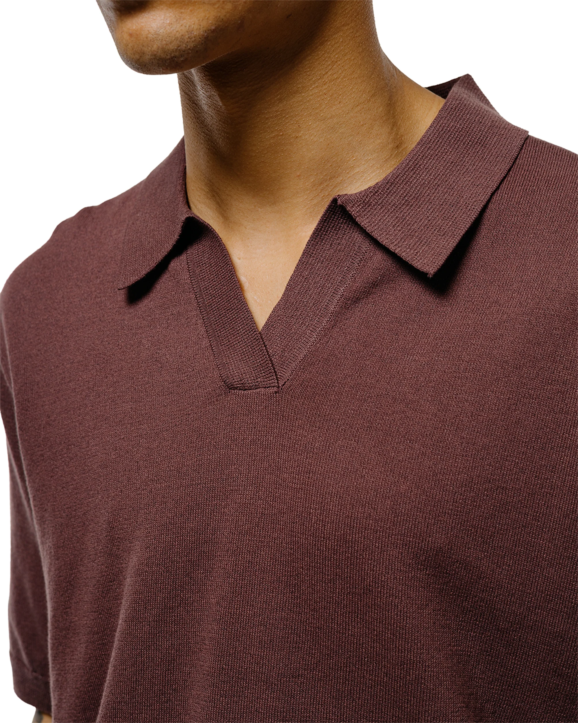 Norse Projects Anholt Cotton Paper Polo Shale - Image 3