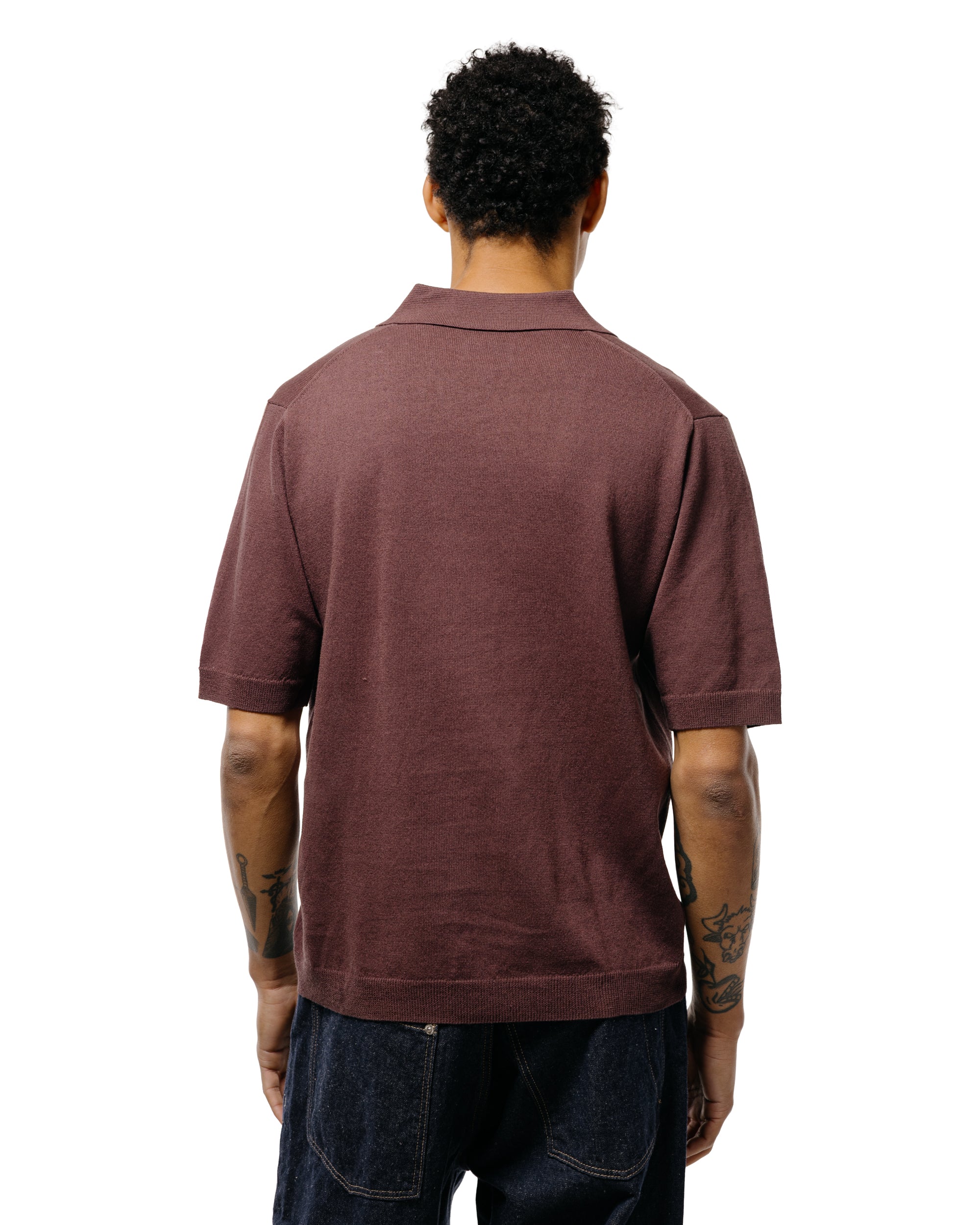 Norse Projects Anholt Cotton Paper Polo Shale - Image 4