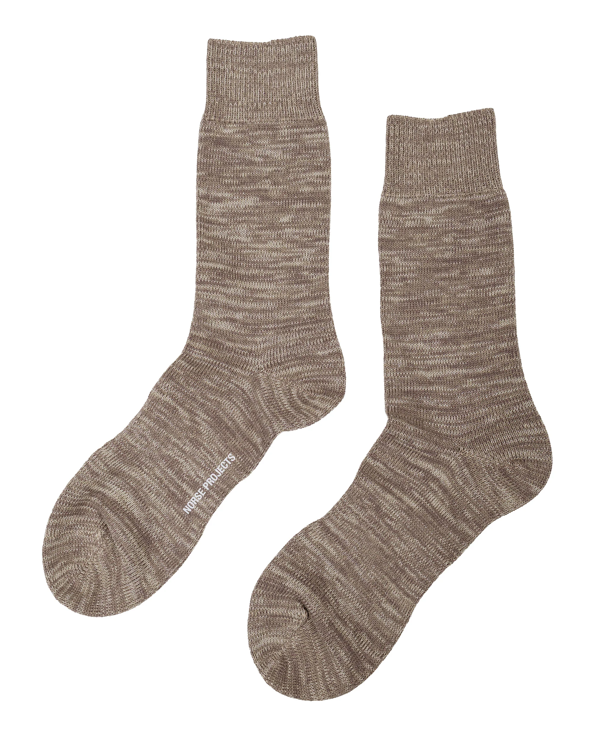 Norse Projects Bykle Heavy Cotton Twist Sock Vetiver - Image 2
