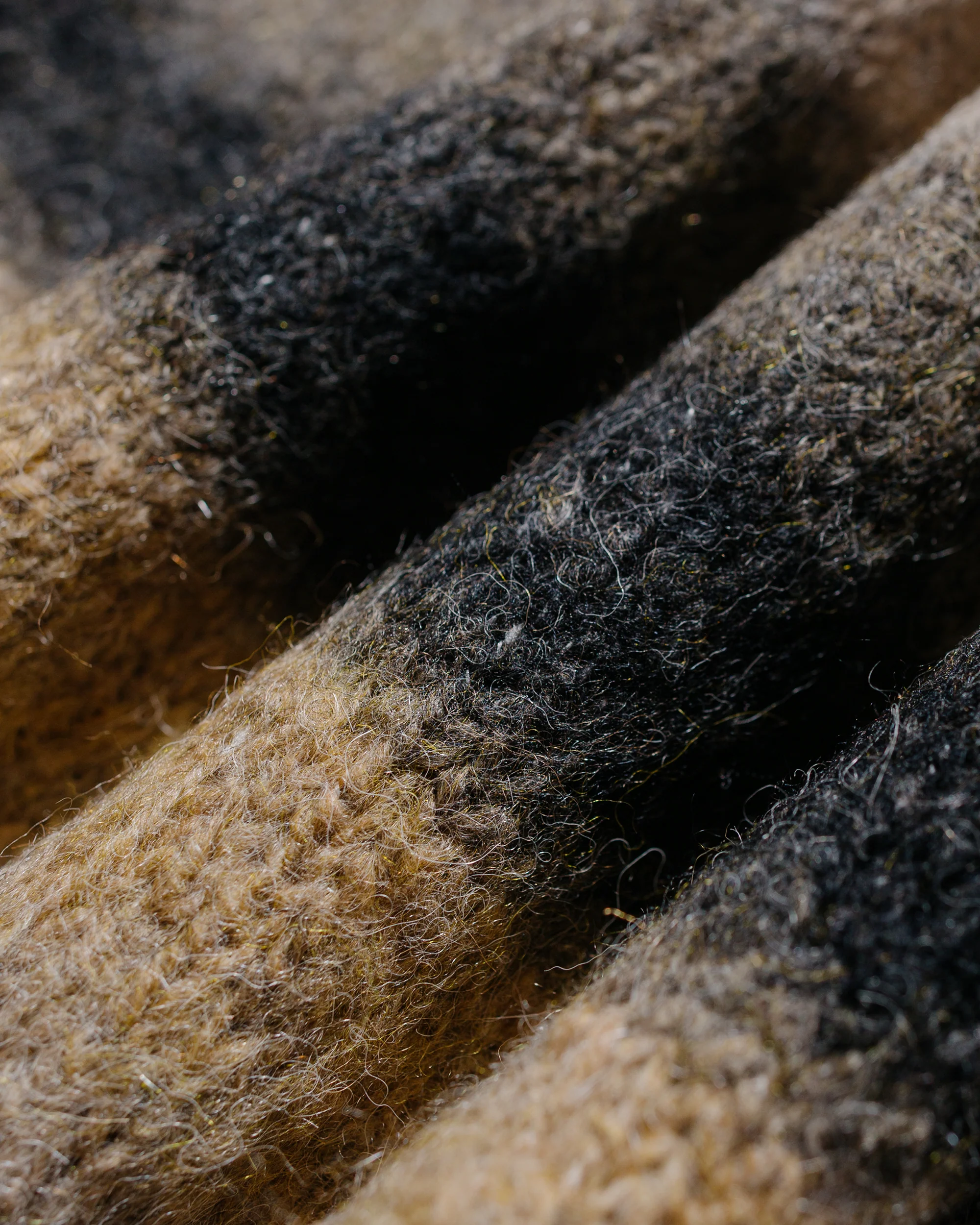 Norse Projects Erik Gradient Alpaca Wool Jacket Utility Khaki - Image 6